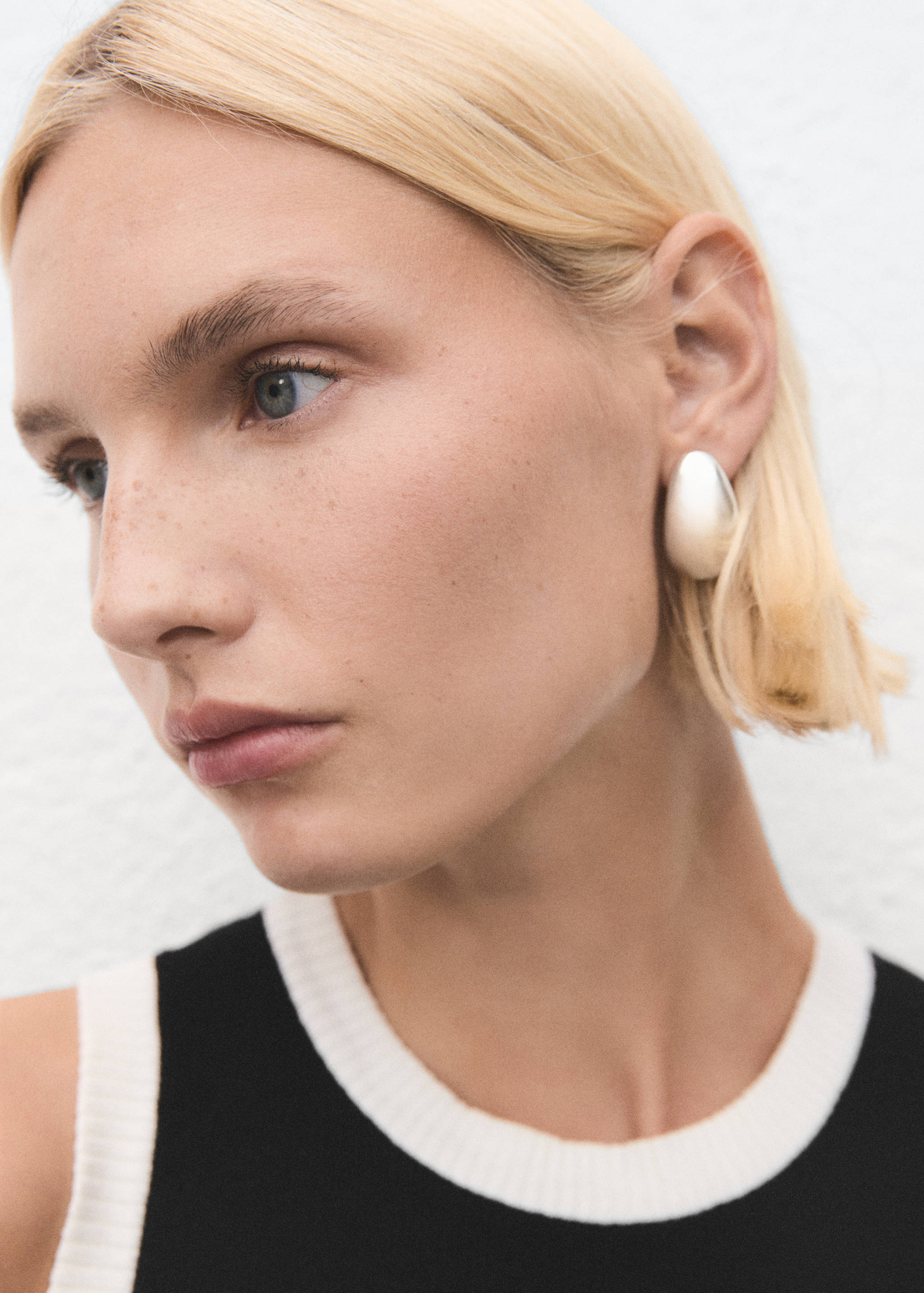 Strick-Top mit Kontrastborten - Detail des Artikels 1