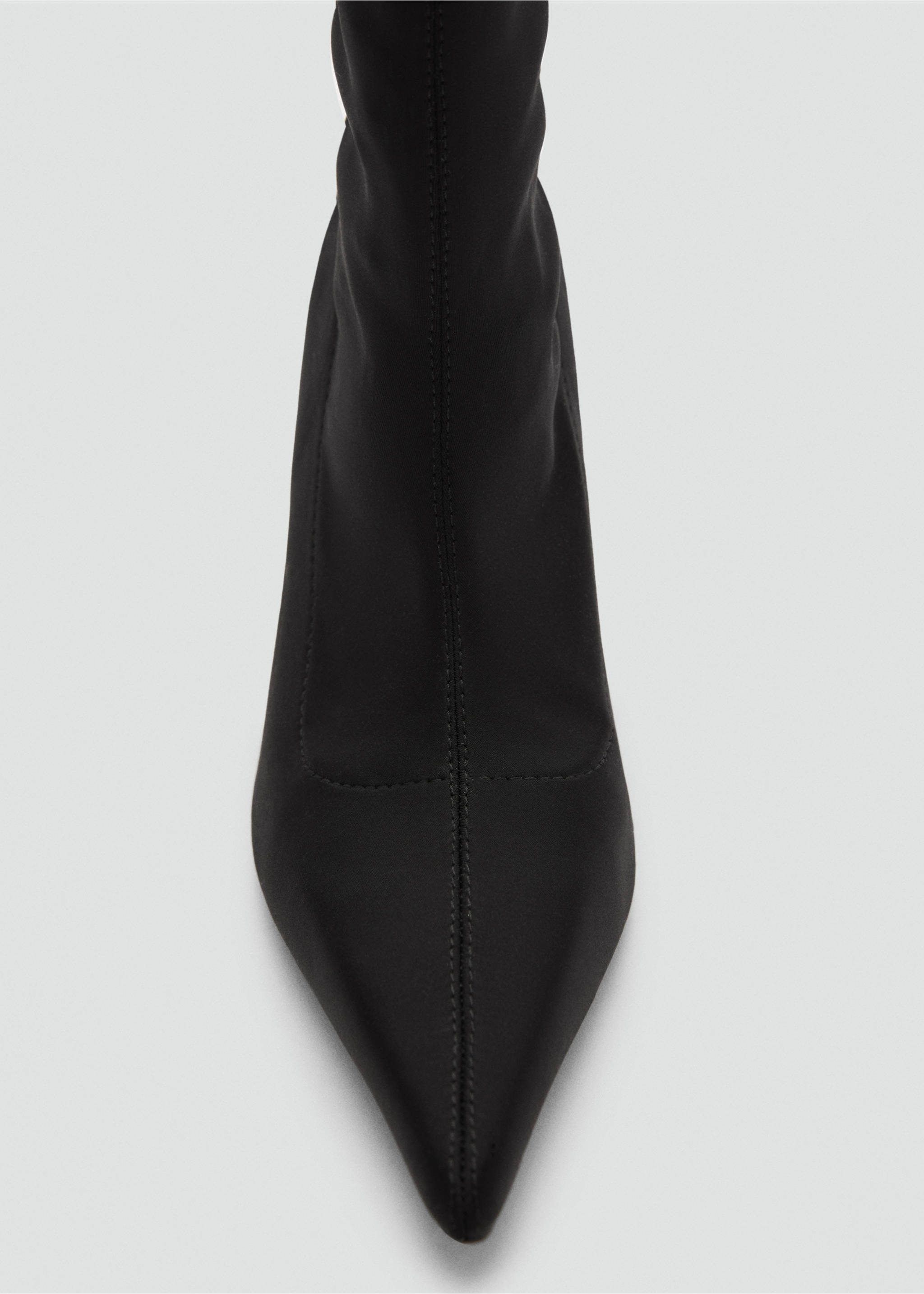 Heel sock boots - Details of the article 2, Black. Ref: 17166742-00.