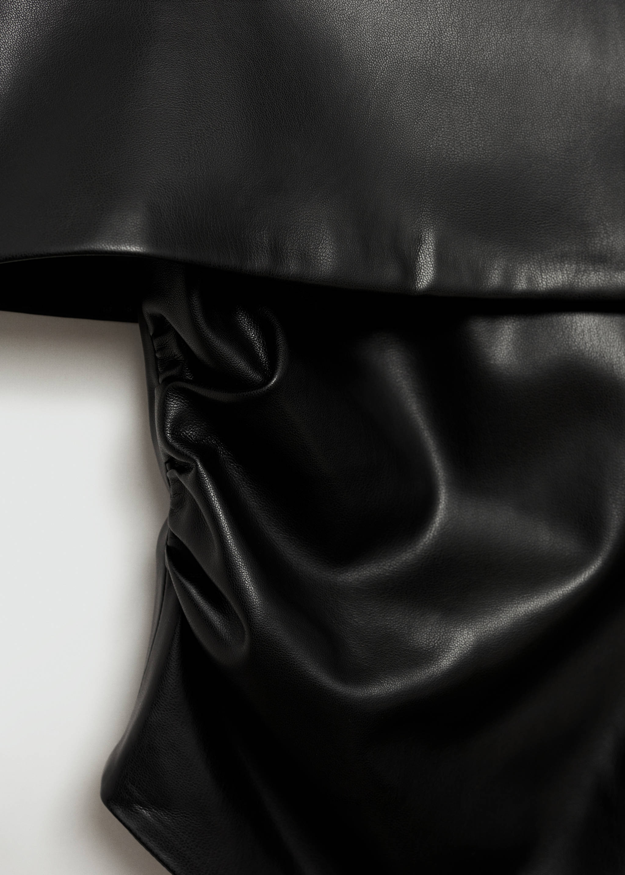 Váll nélküli bőrhatású top - A termék adatai 0