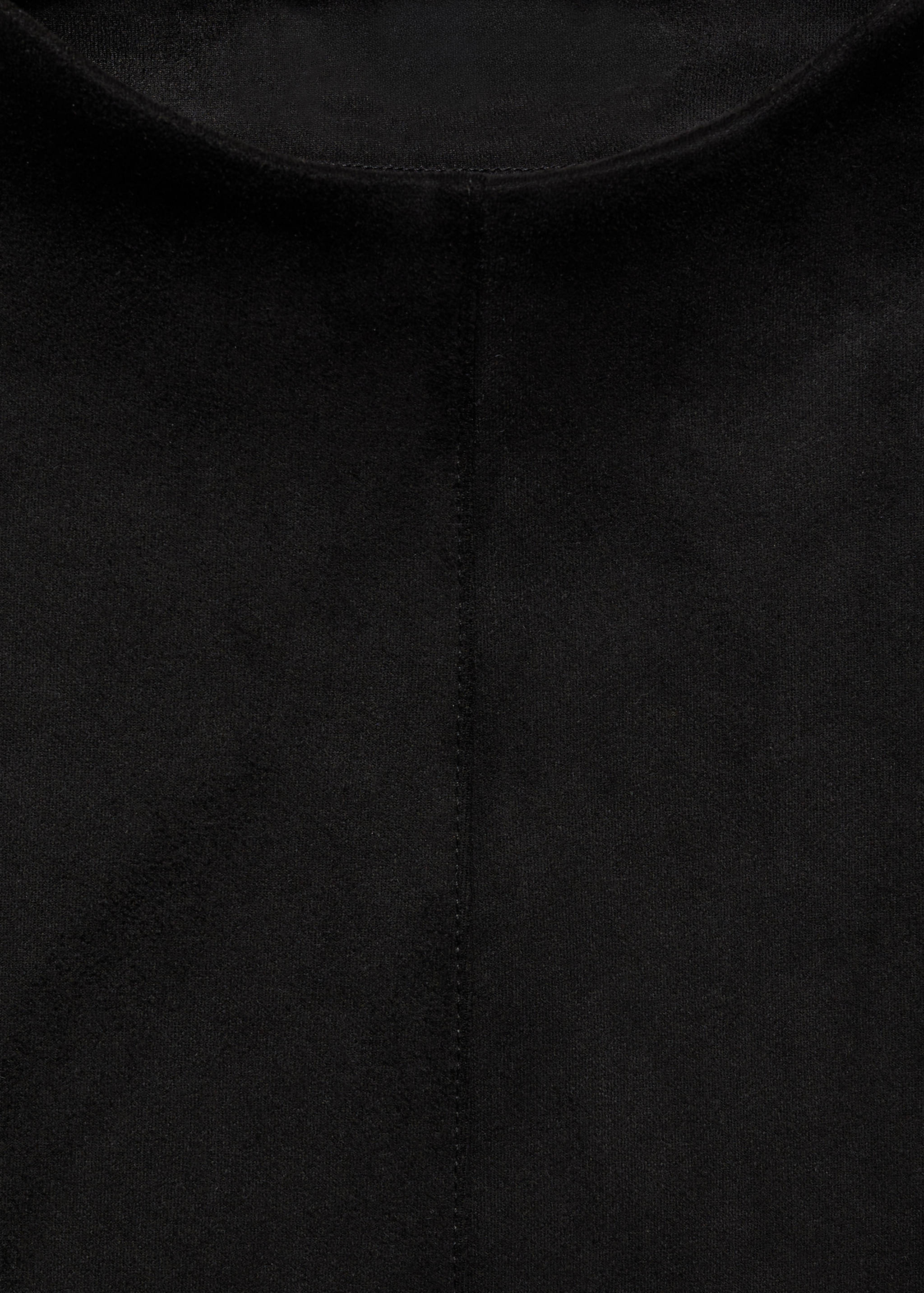 Faux-leather t-shirt - Details of the article 8