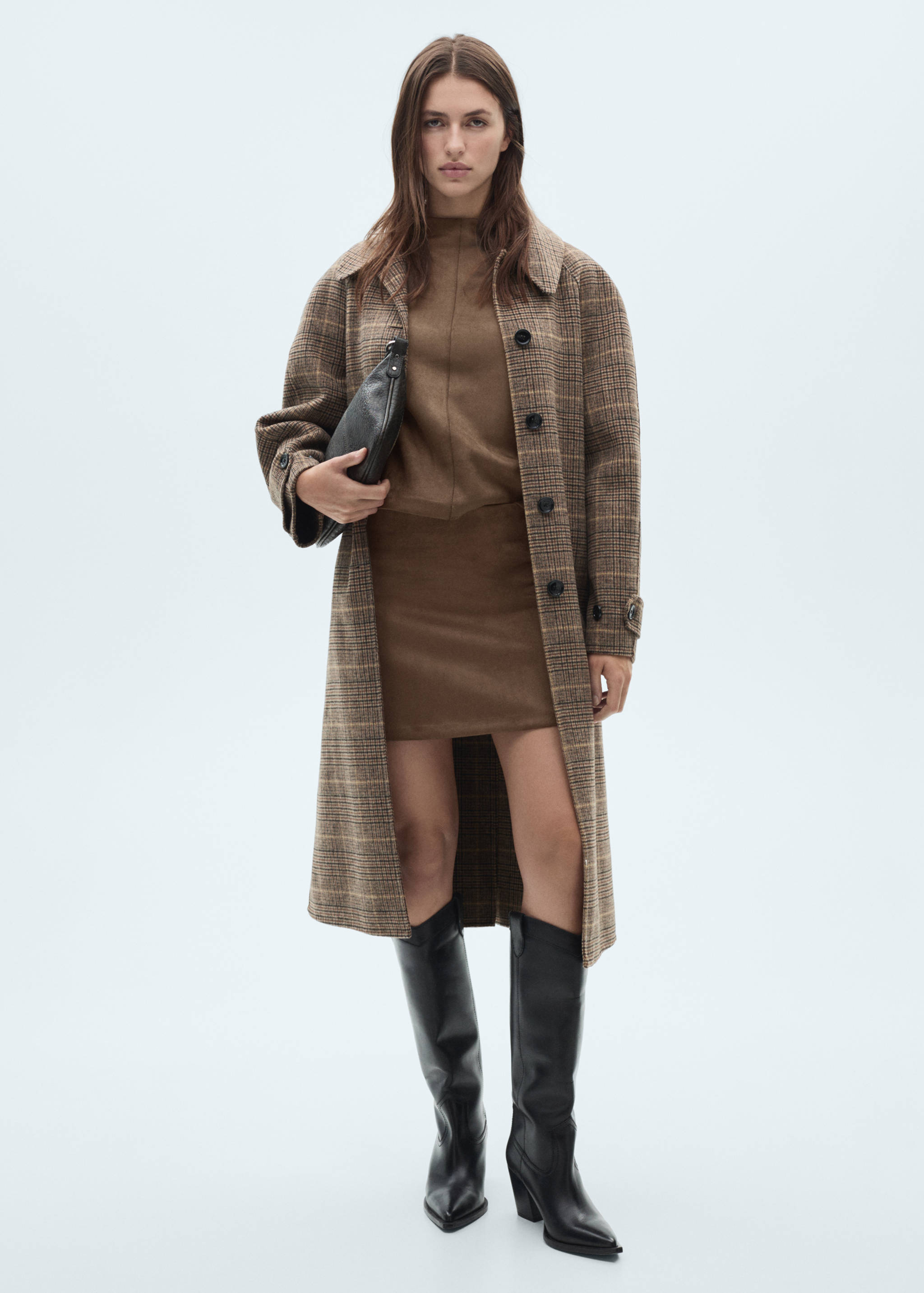 Faux-leather t-shirt - General plane