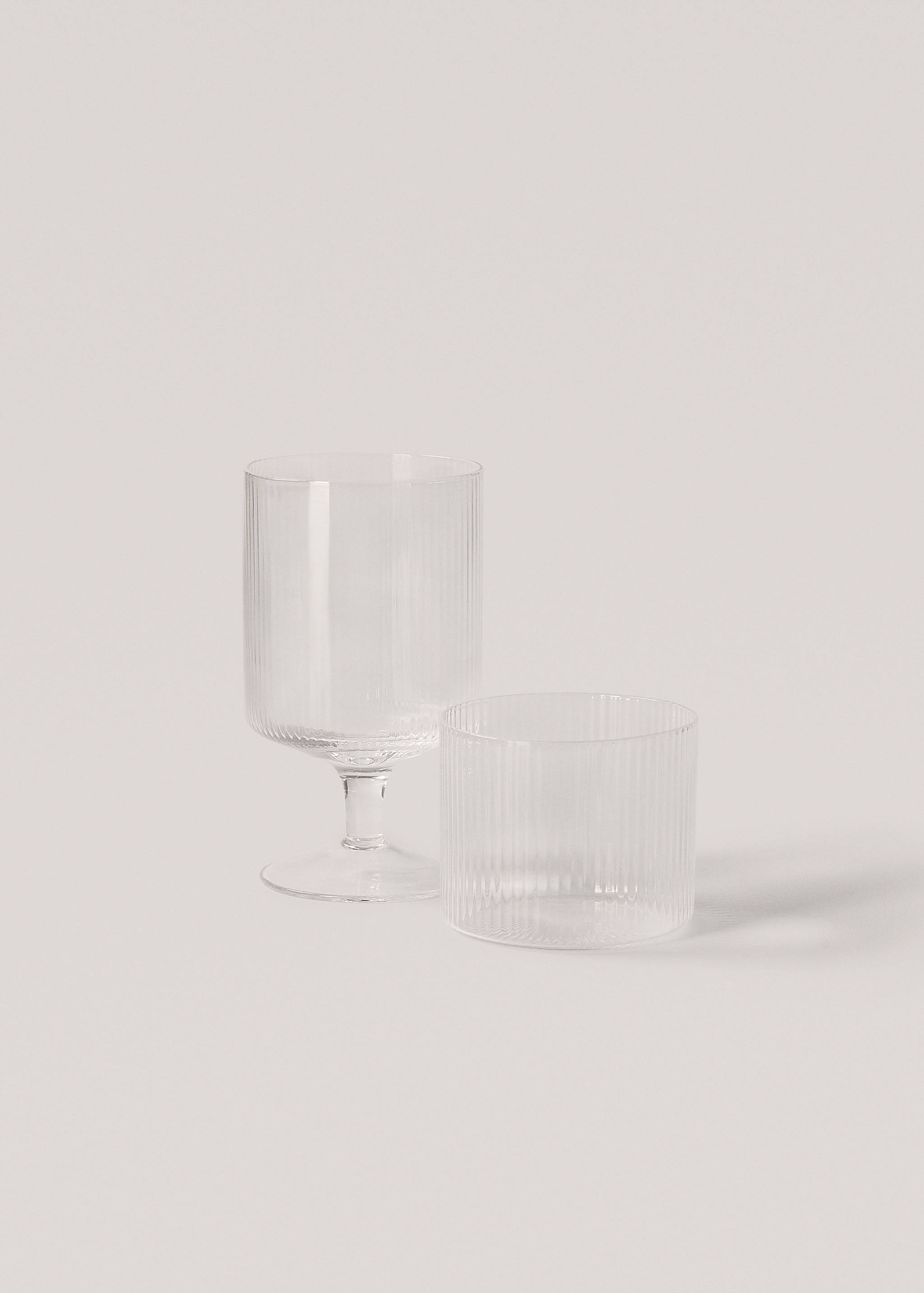 Striped glass goblet - Details of the article 3