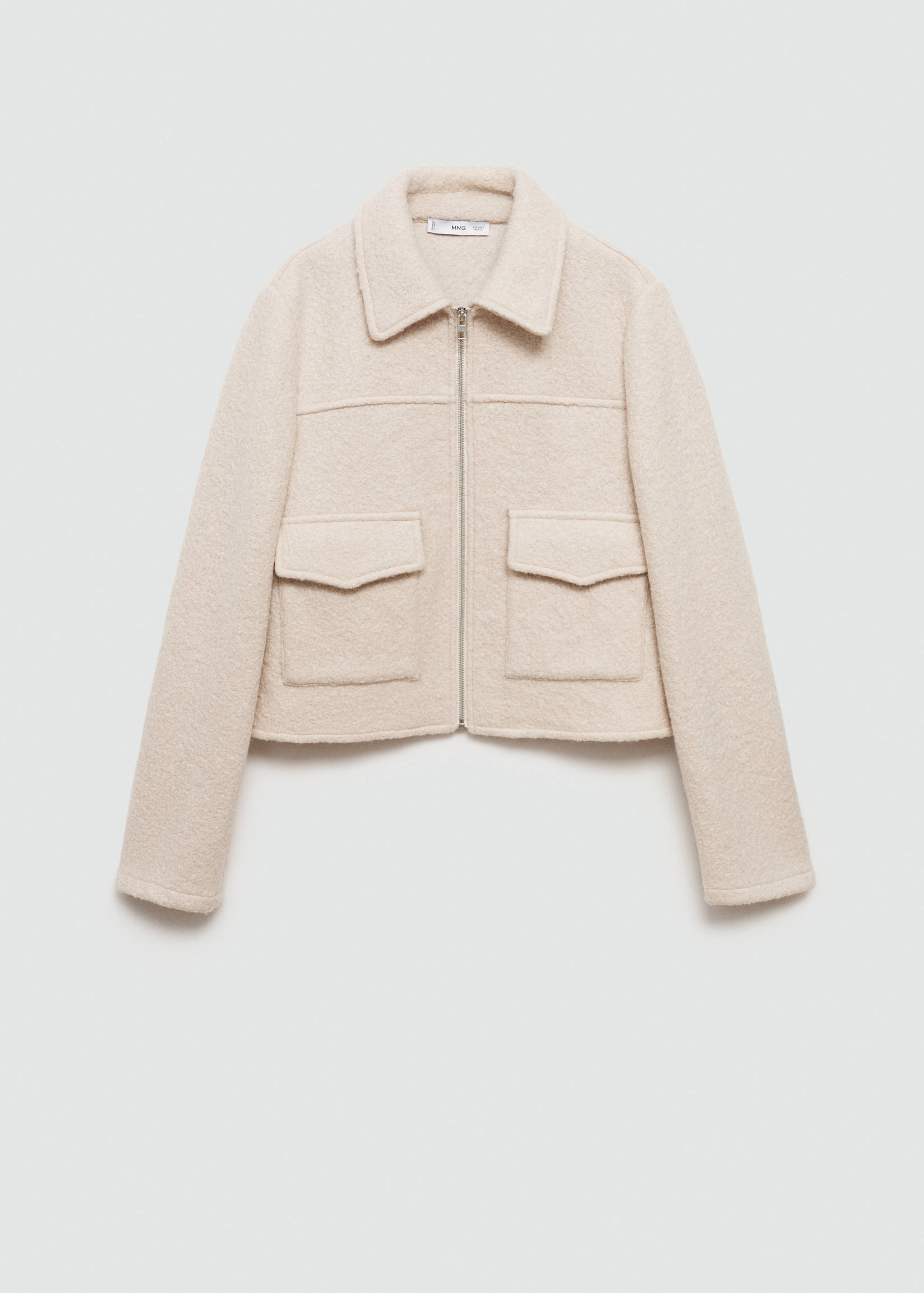 Wool jacket with pockets - Article without model