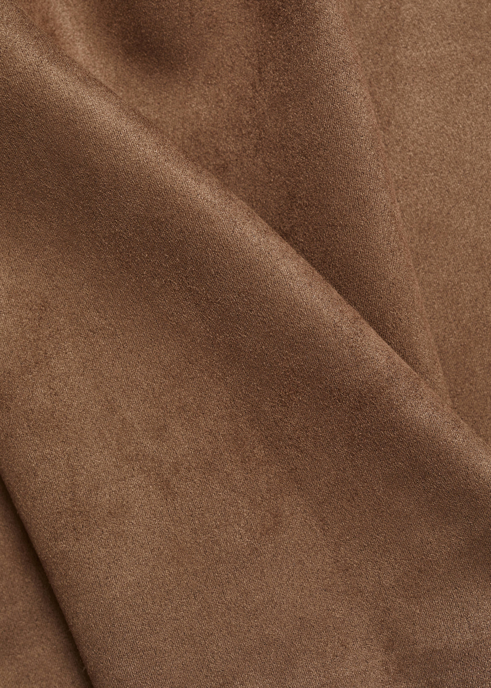 Faux-suede mini skirt - Details of the article 0