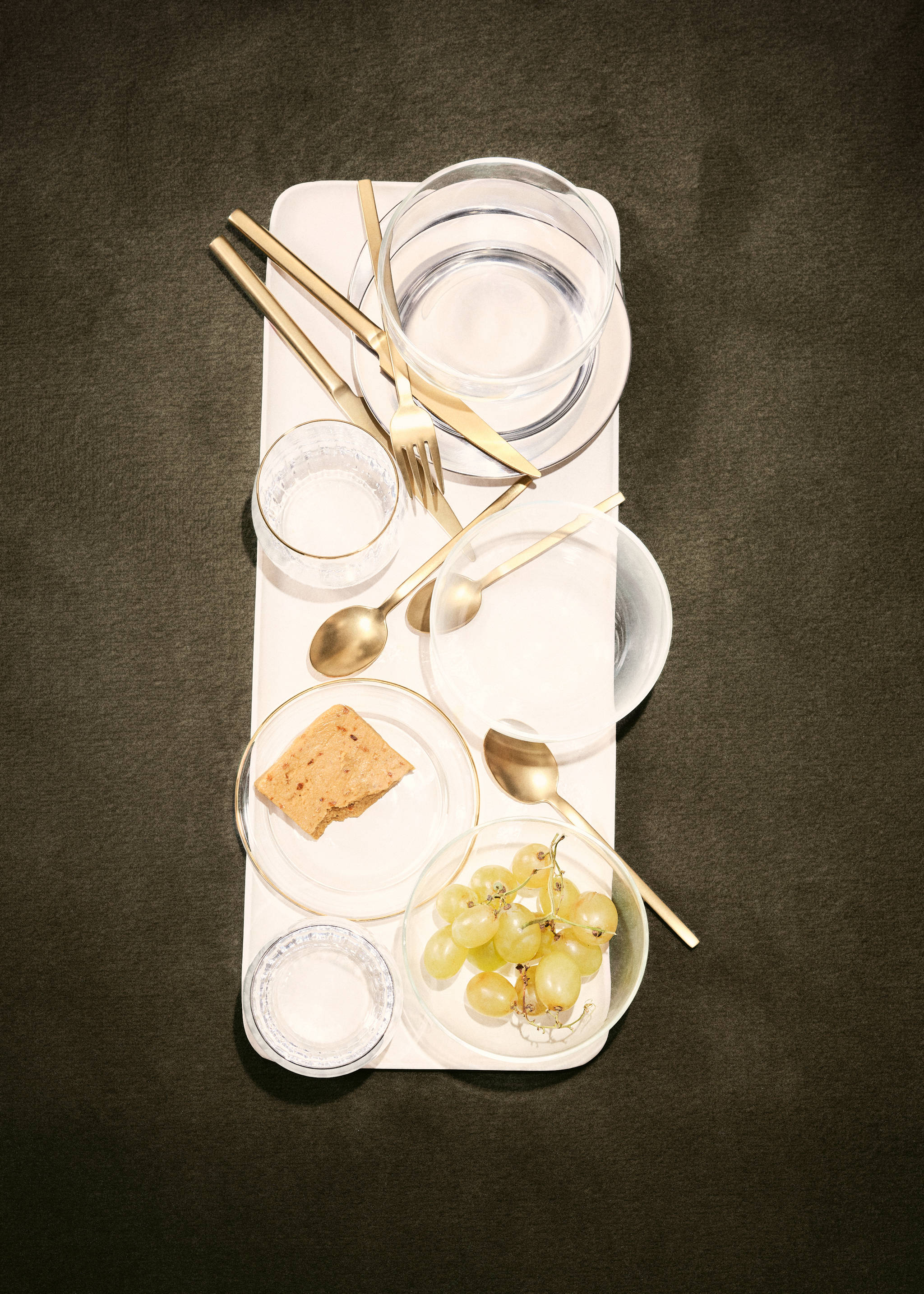 Glass tumbler with embossed stripes - Details of the article 6