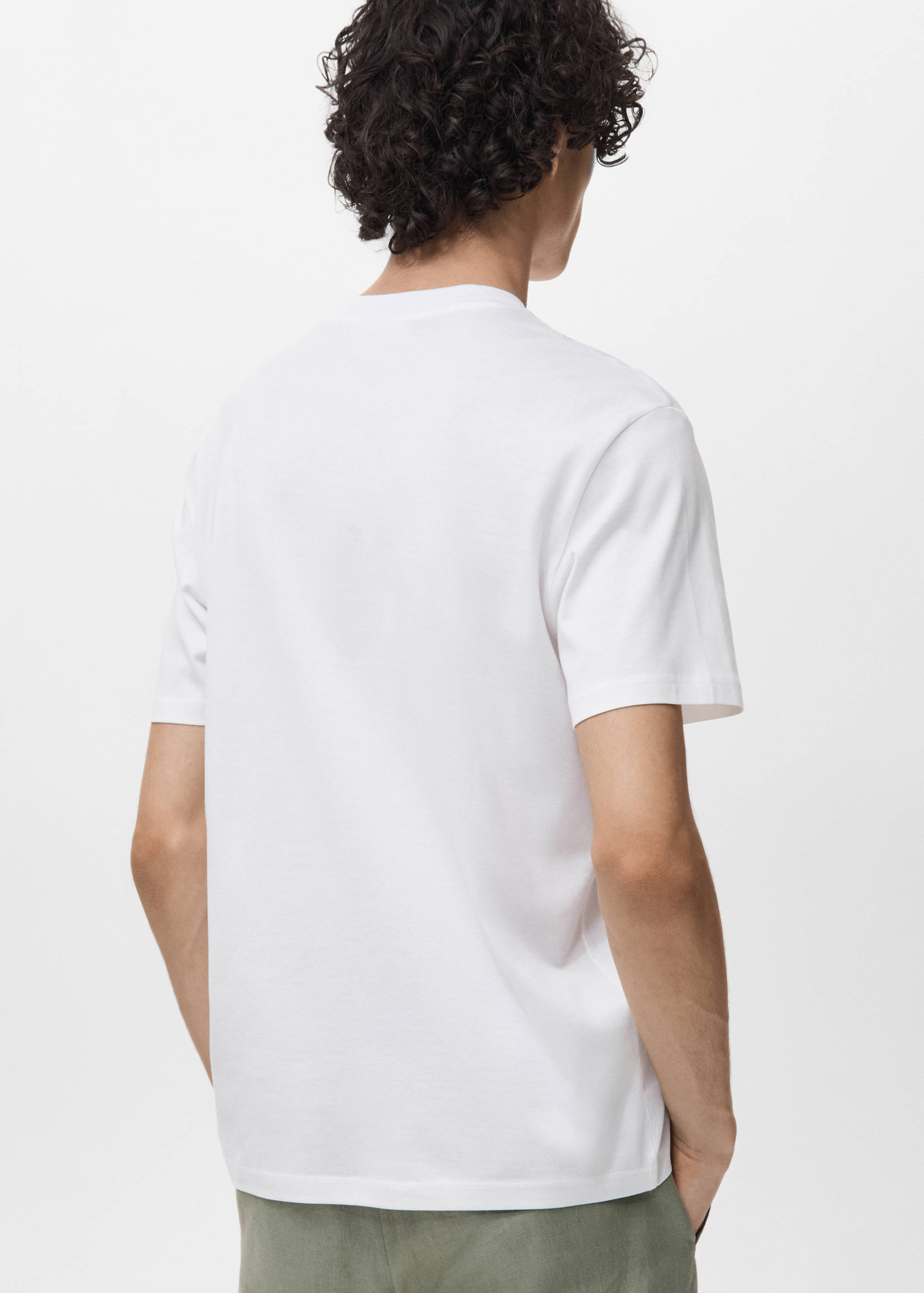 100% cotton T-shirt regular fit - Reverse of the article