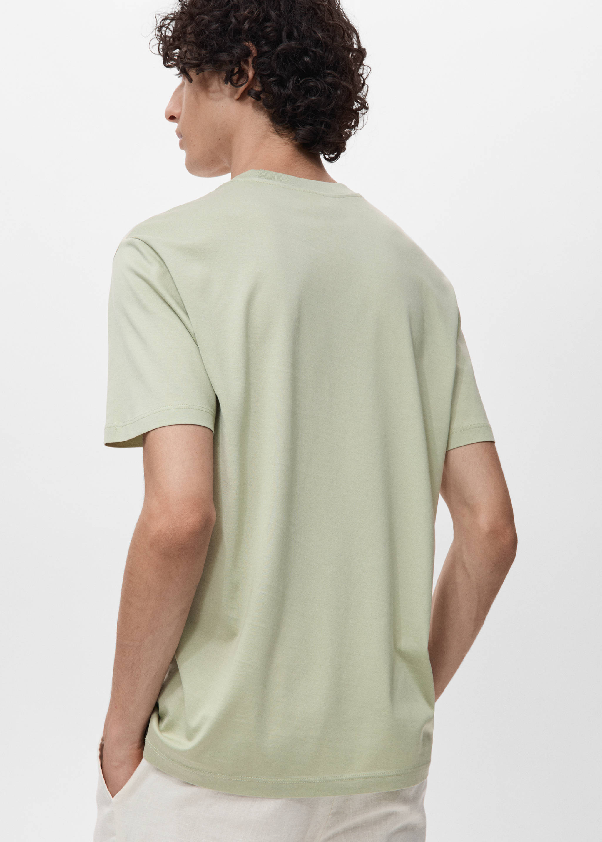 100% cotton T-shirt regular fit - Reverse of the article