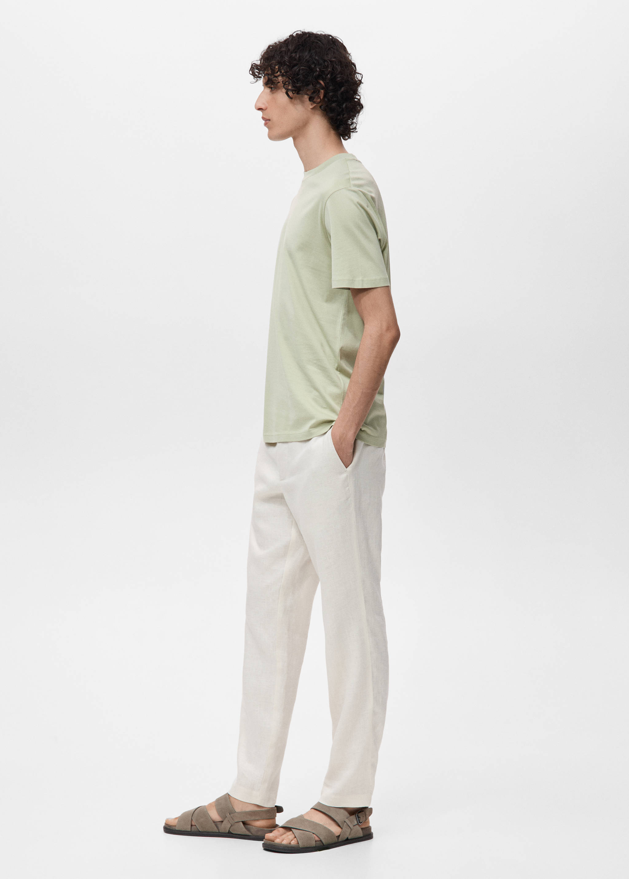 100% cotton T-shirt regular fit - Details of the article 2