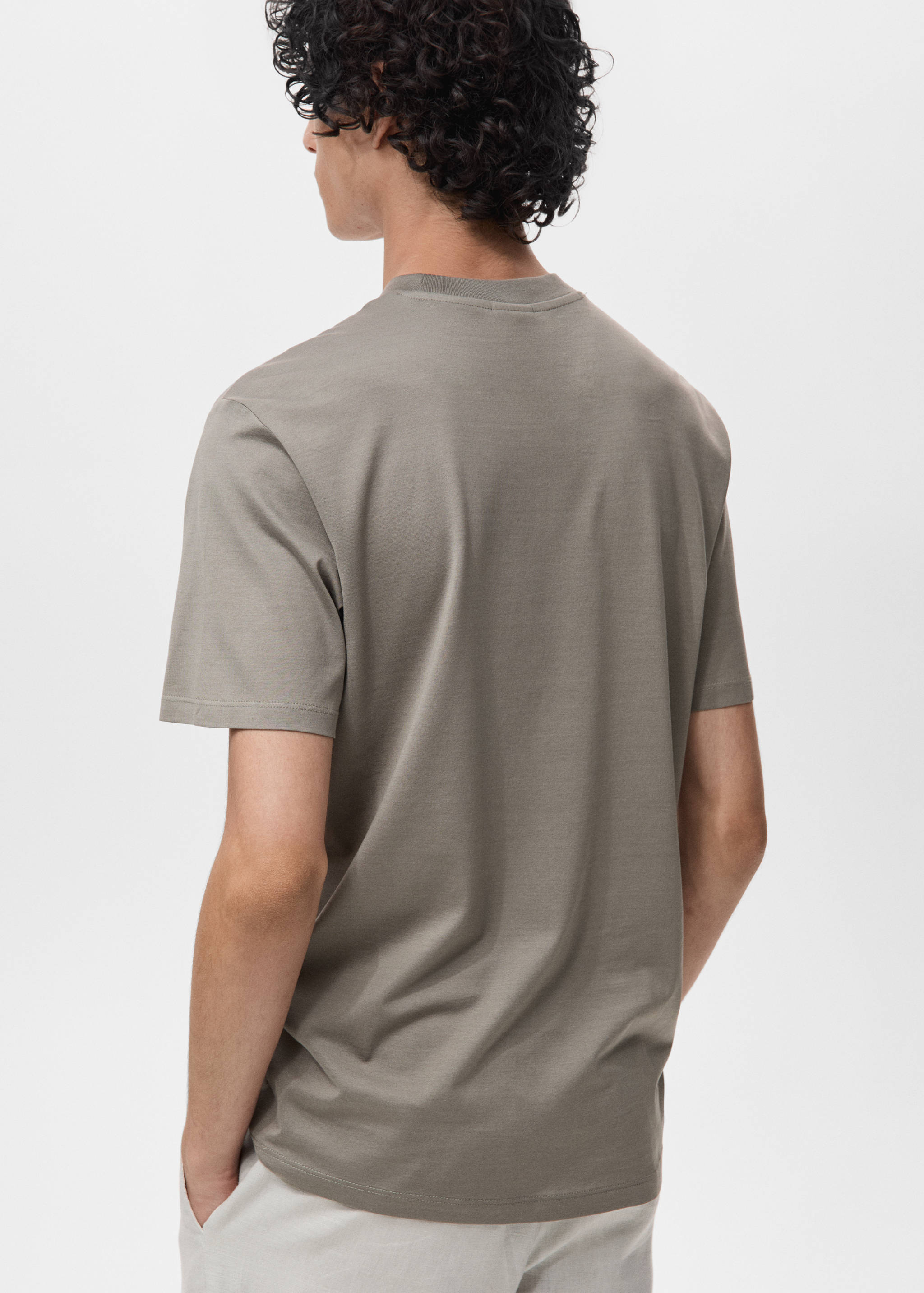 100% cotton T-shirt regular fit - Reverse of the article