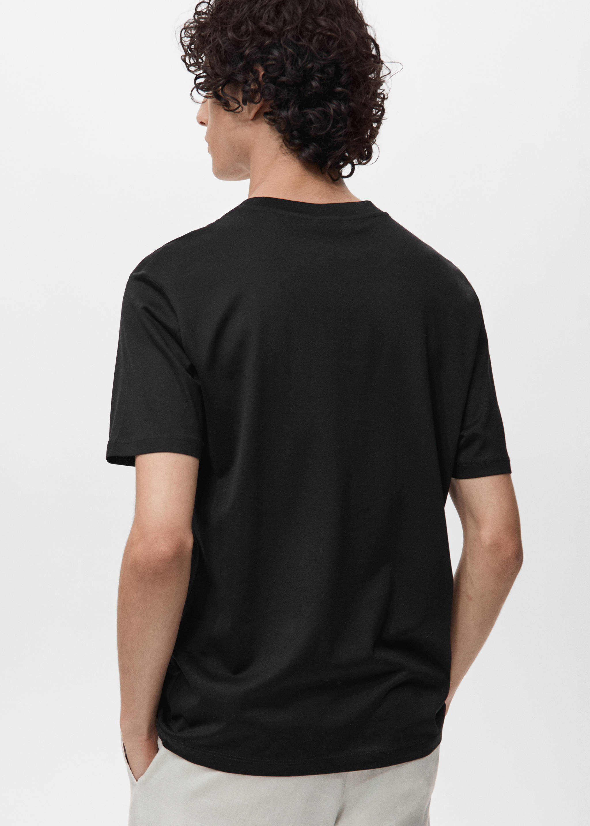 100% cotton T-shirt regular fit - Reverse of the article