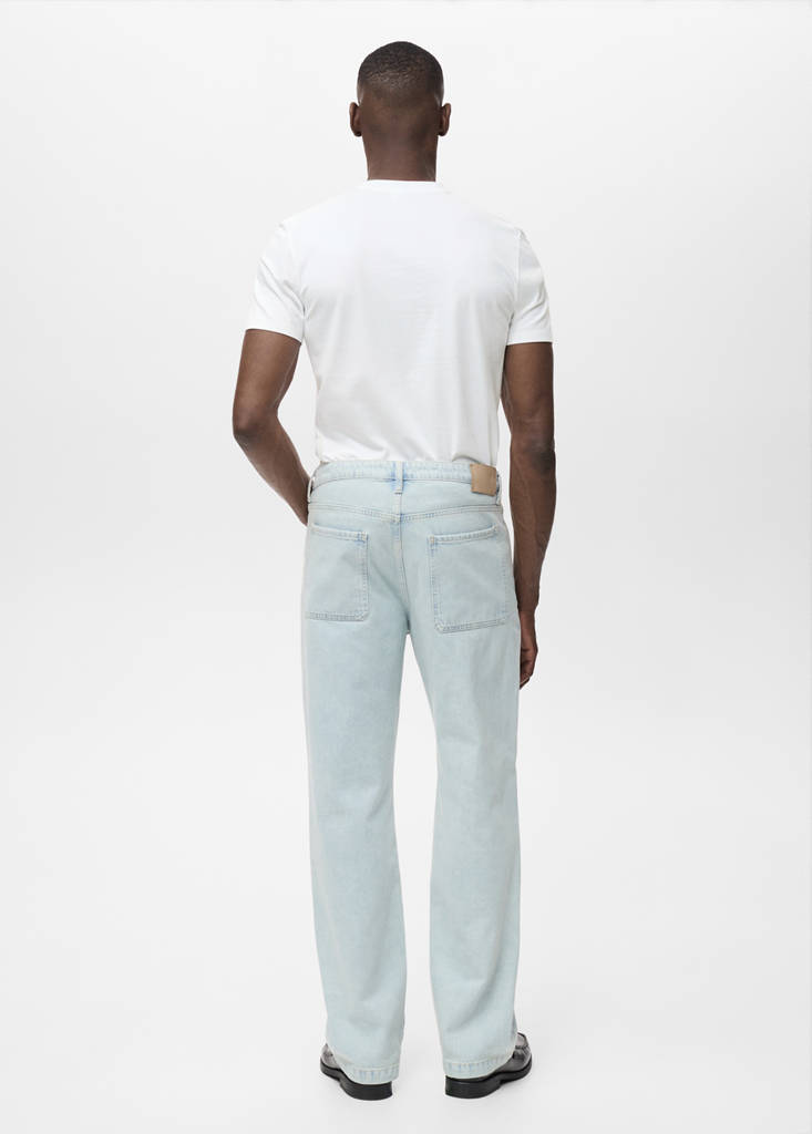 Stretch cotton T-shirt — White