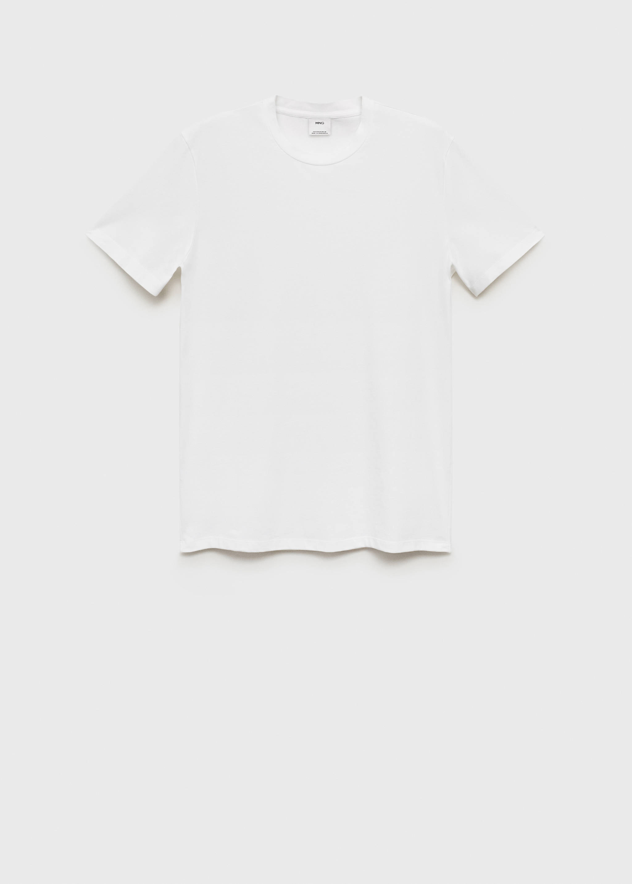 Stretch cotton T-shirt - Article without model