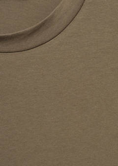 Stretch cotton T-shirt — Mink Grey 7