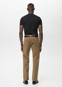 Stretch cotton T-shirt — Black 3