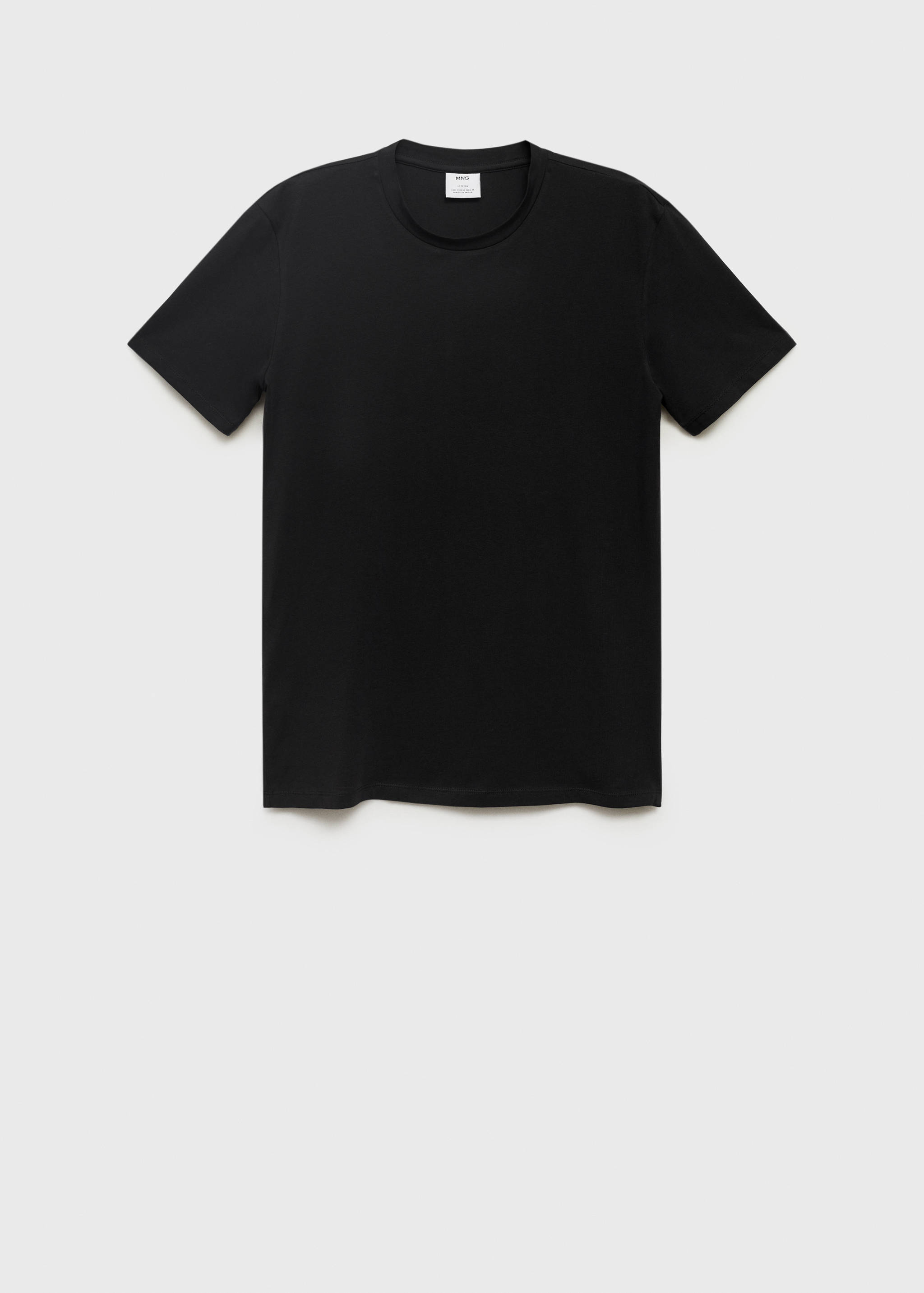Stretch cotton T-shirt - Article without model