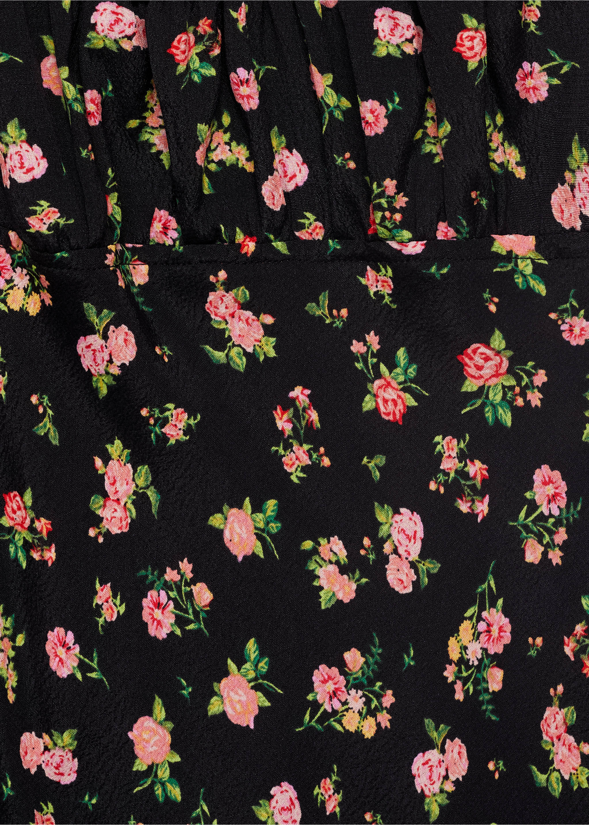 Vestido escote fruncido - Detalle del artículo 0, Rosa. Ref: 17991159-00.