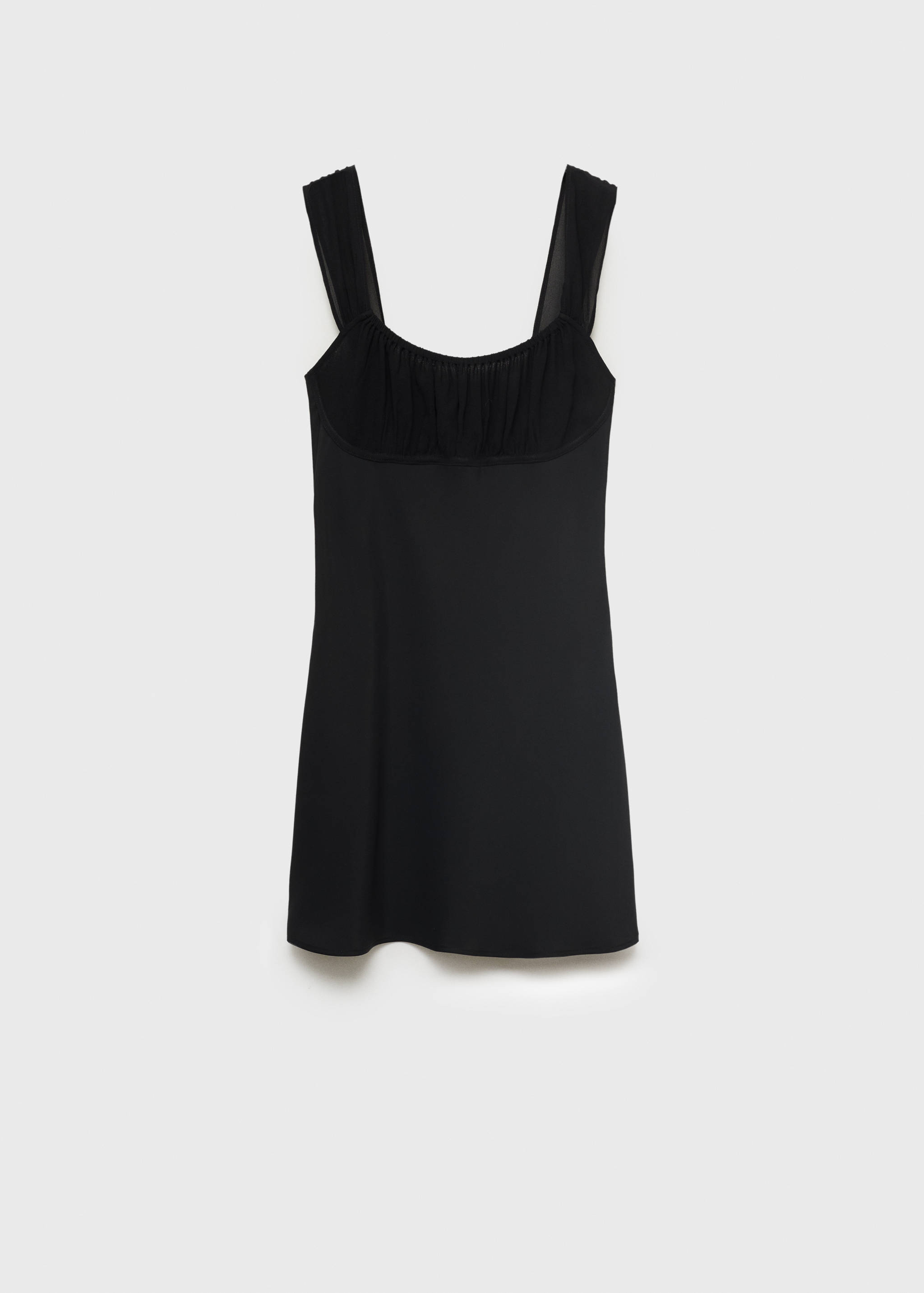 Gathered neckline dress - Article without model