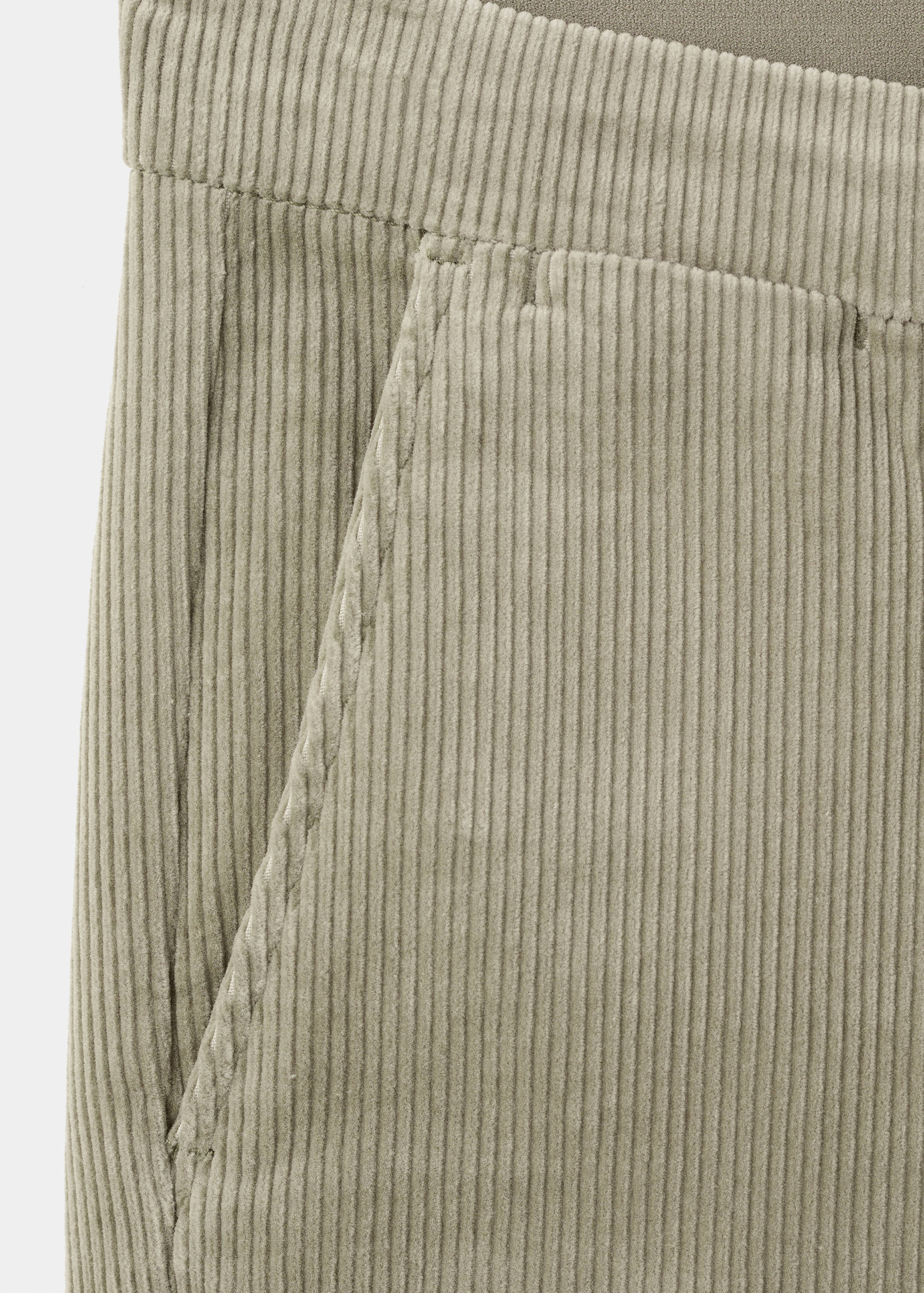 Corduroy slim-fit trousers - Details of the article 8