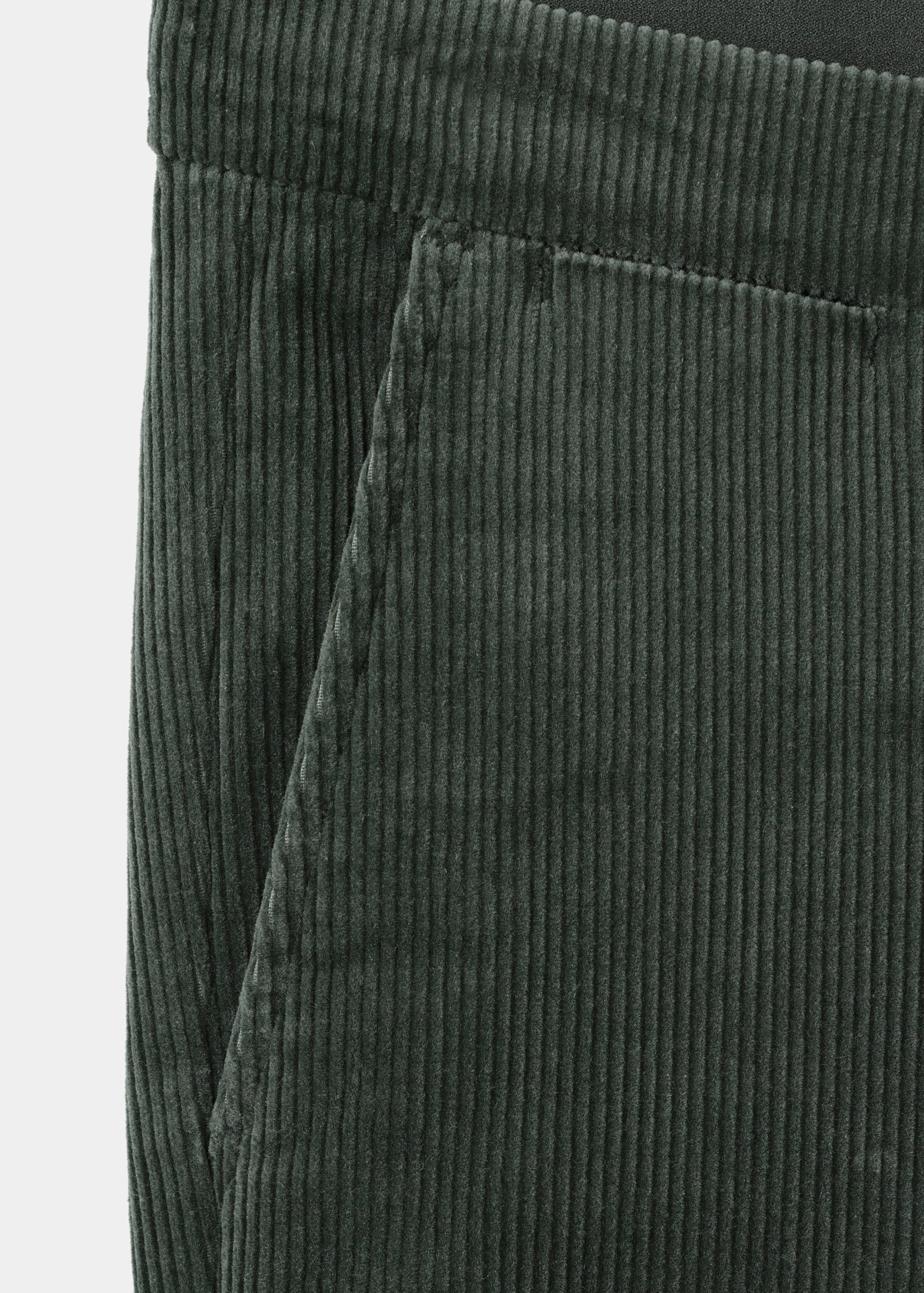 Corduroy slim-fit trousers - Details of the article 0