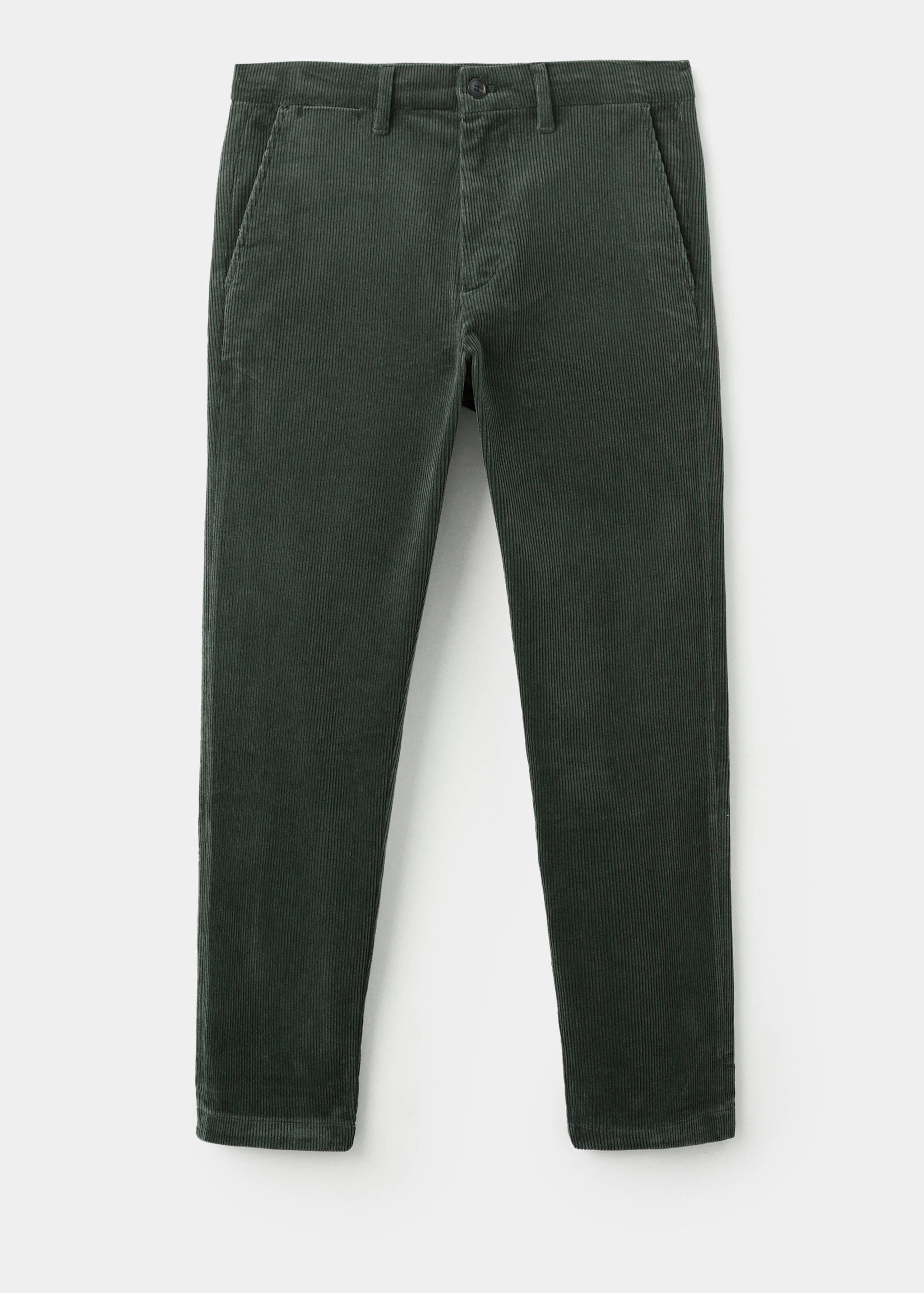 Corduroy slim-fit trousers - Article without model