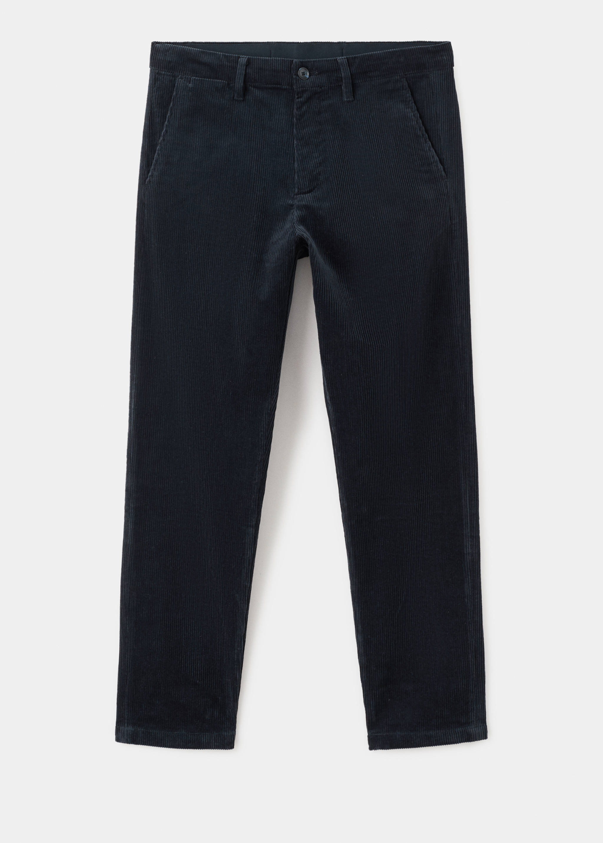 Corduroy slim-fit trousers - Article without model