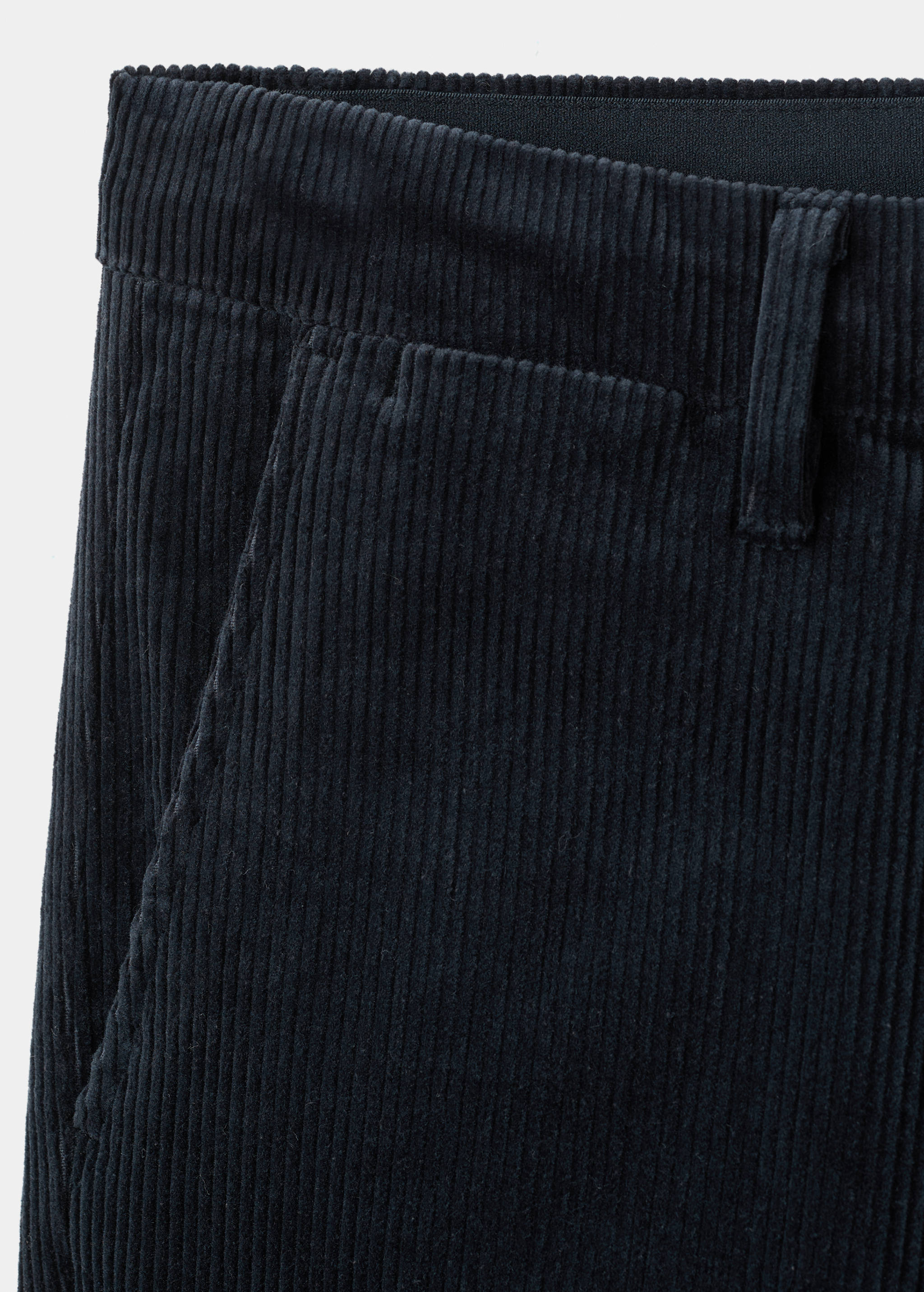 Corduroy slim-fit trousers - Details of the article 8