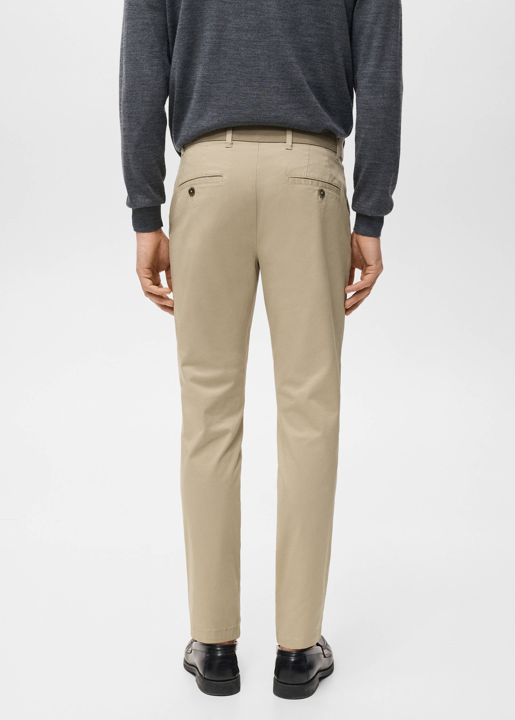 Pantalón Prato chino super slim fit cropped - Reverso del artículo