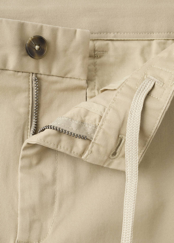 Prato slim fit cropped chinos — Beige