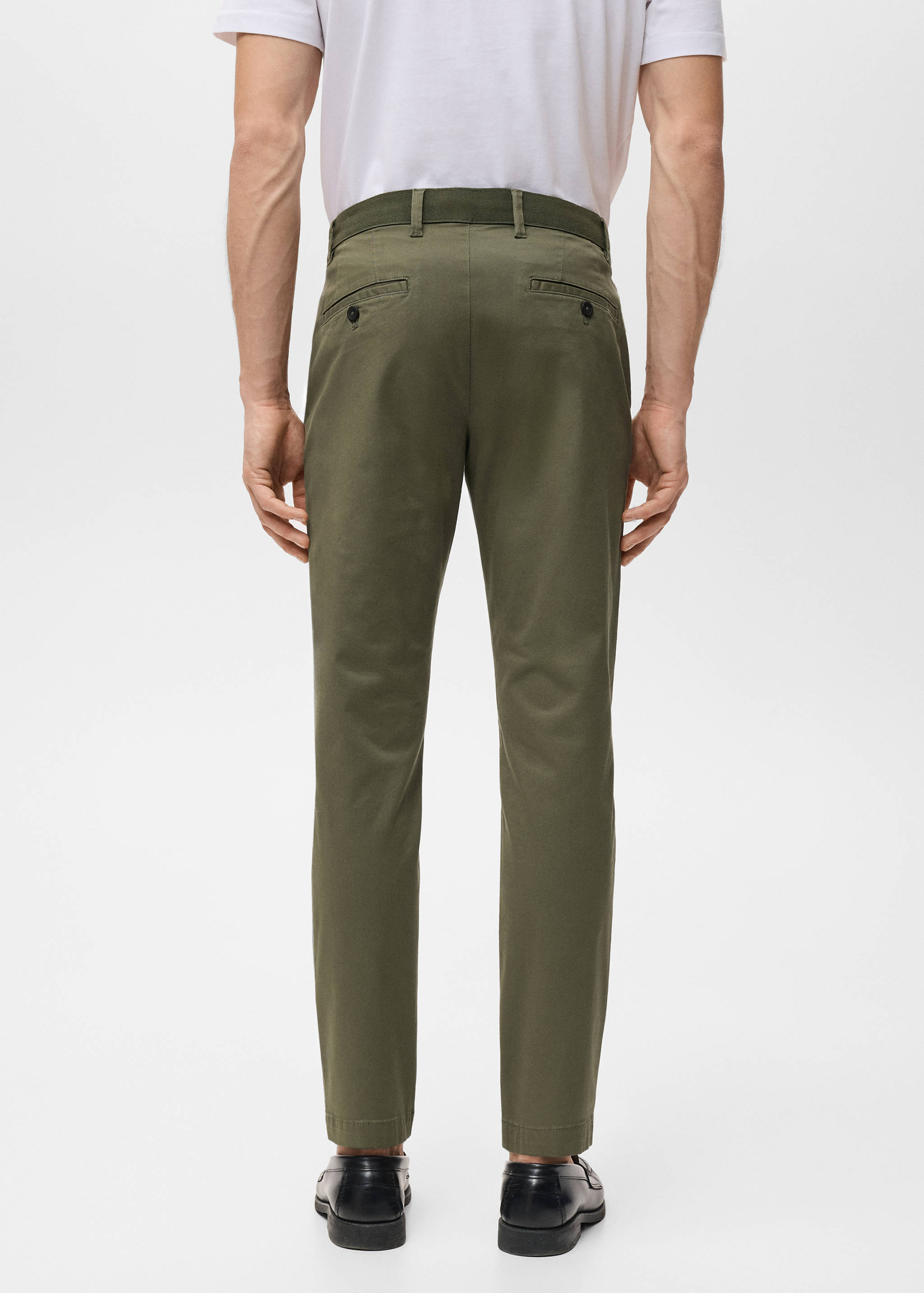 Pantalón Prato chino super slim fit cropped - Reverso del artículo