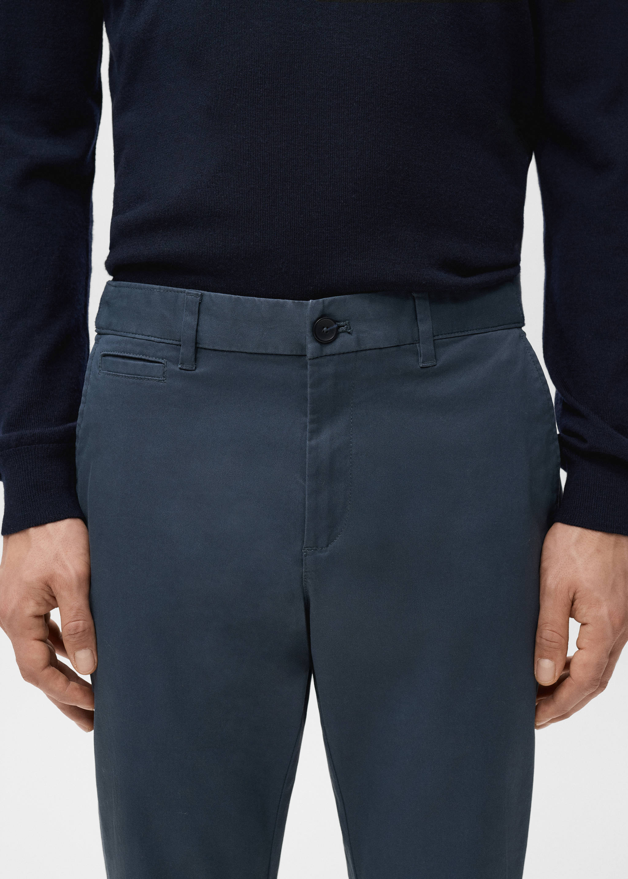 Pantalón Prato chino super slim fit cropped - Detalle del artículo 1