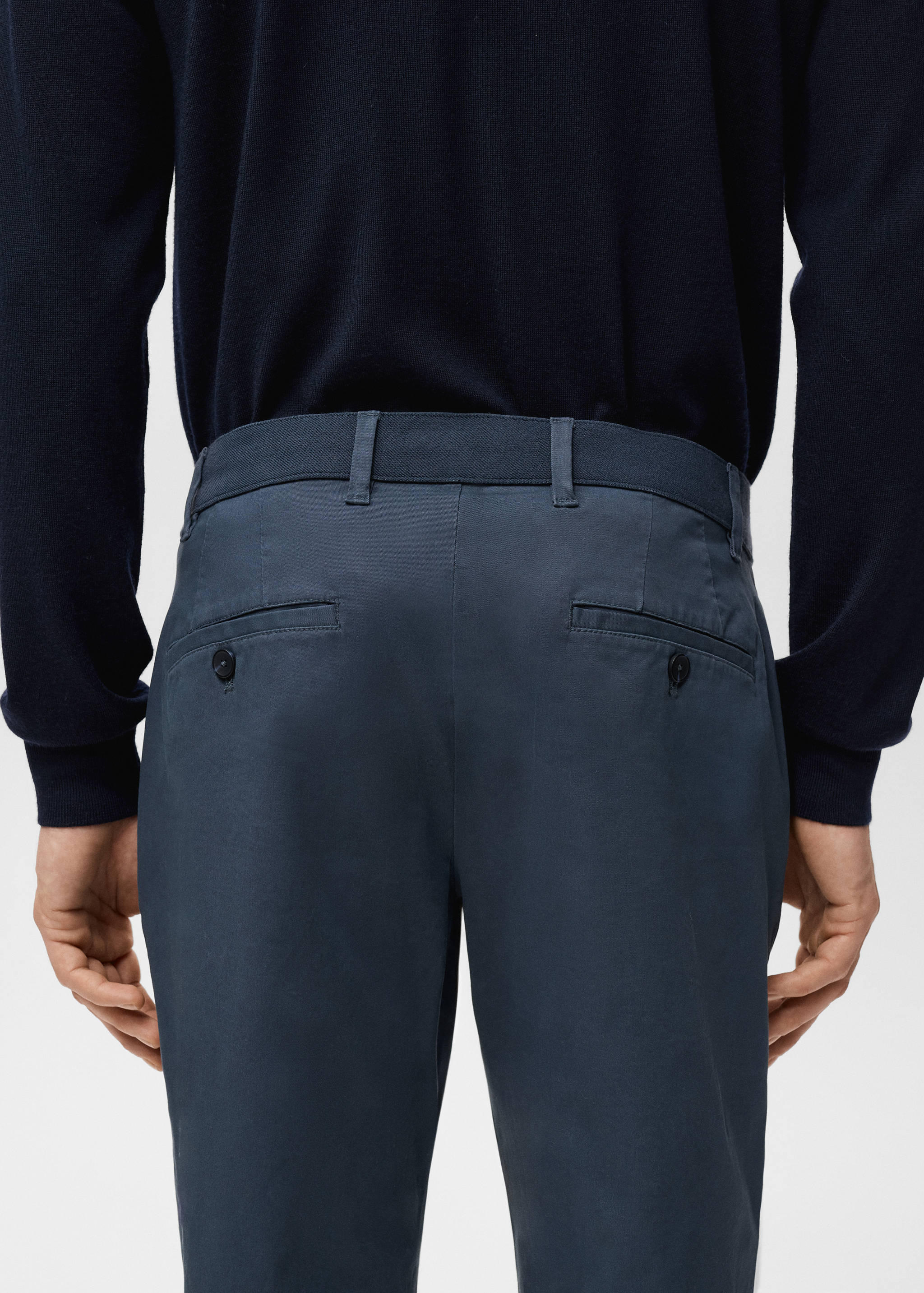 Pantalón Prato chino super slim fit cropped - Detalle del artículo 6