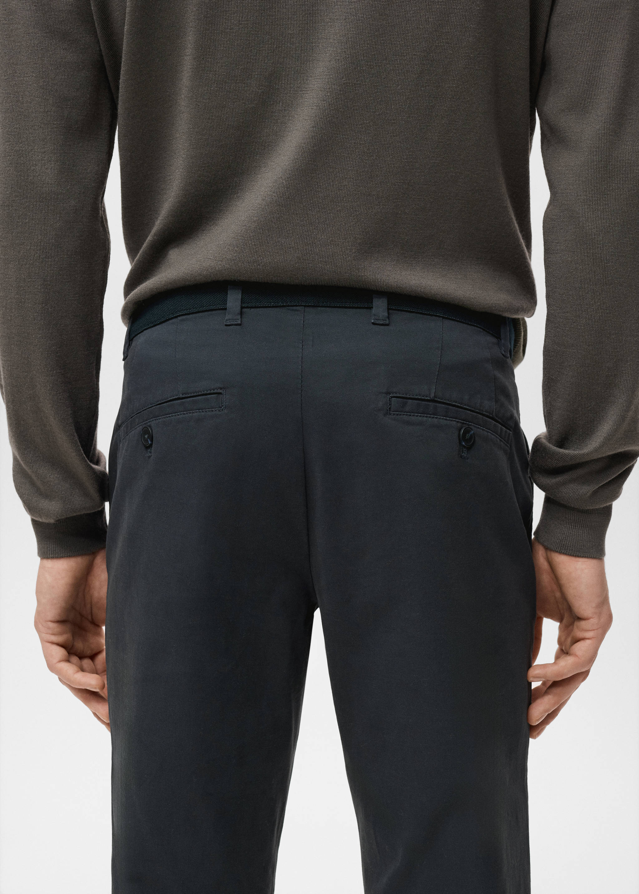 Pantalón Prato chino super slim fit cropped - Detalle del artículo 6
