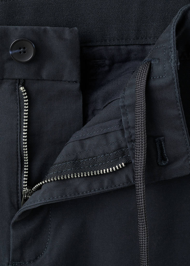 Prato slim fit cropped chinos — Dark Navy