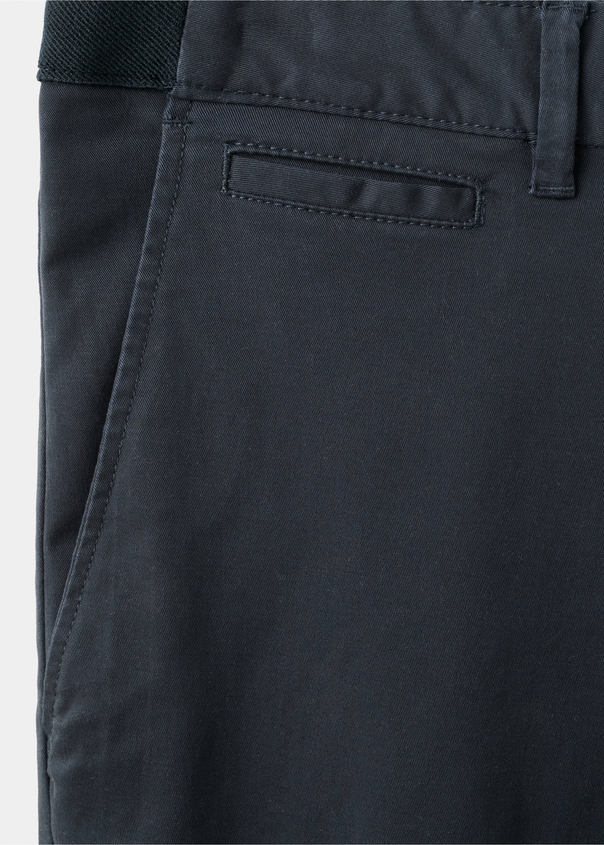 Pantalon Prato chino super slim fit cropped - Détail de l'article 0, Bleu marine foncé. Ref: 27001196-00.