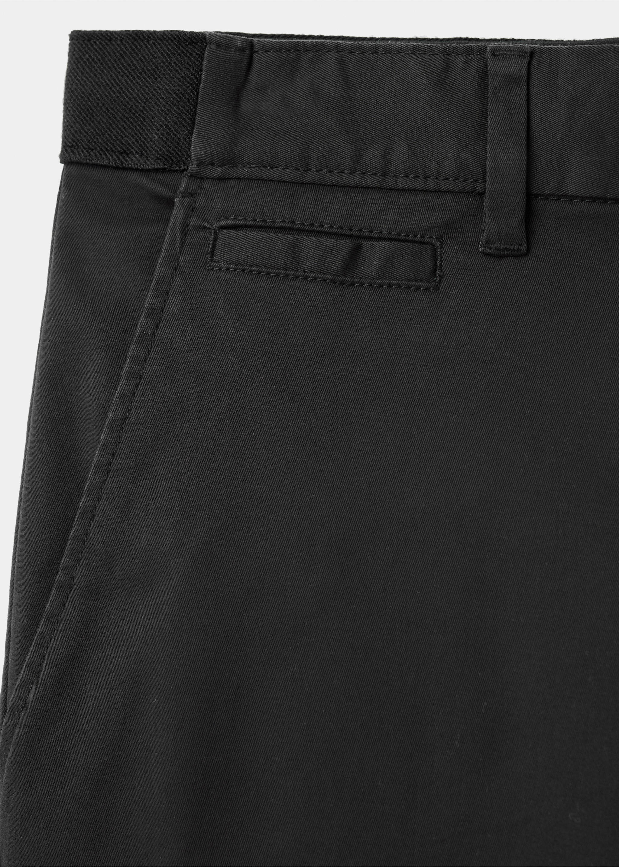 Pantalon Prato chino super slim fit cropped - Détail de l'article 0, Noir. Ref: 27001196-00.