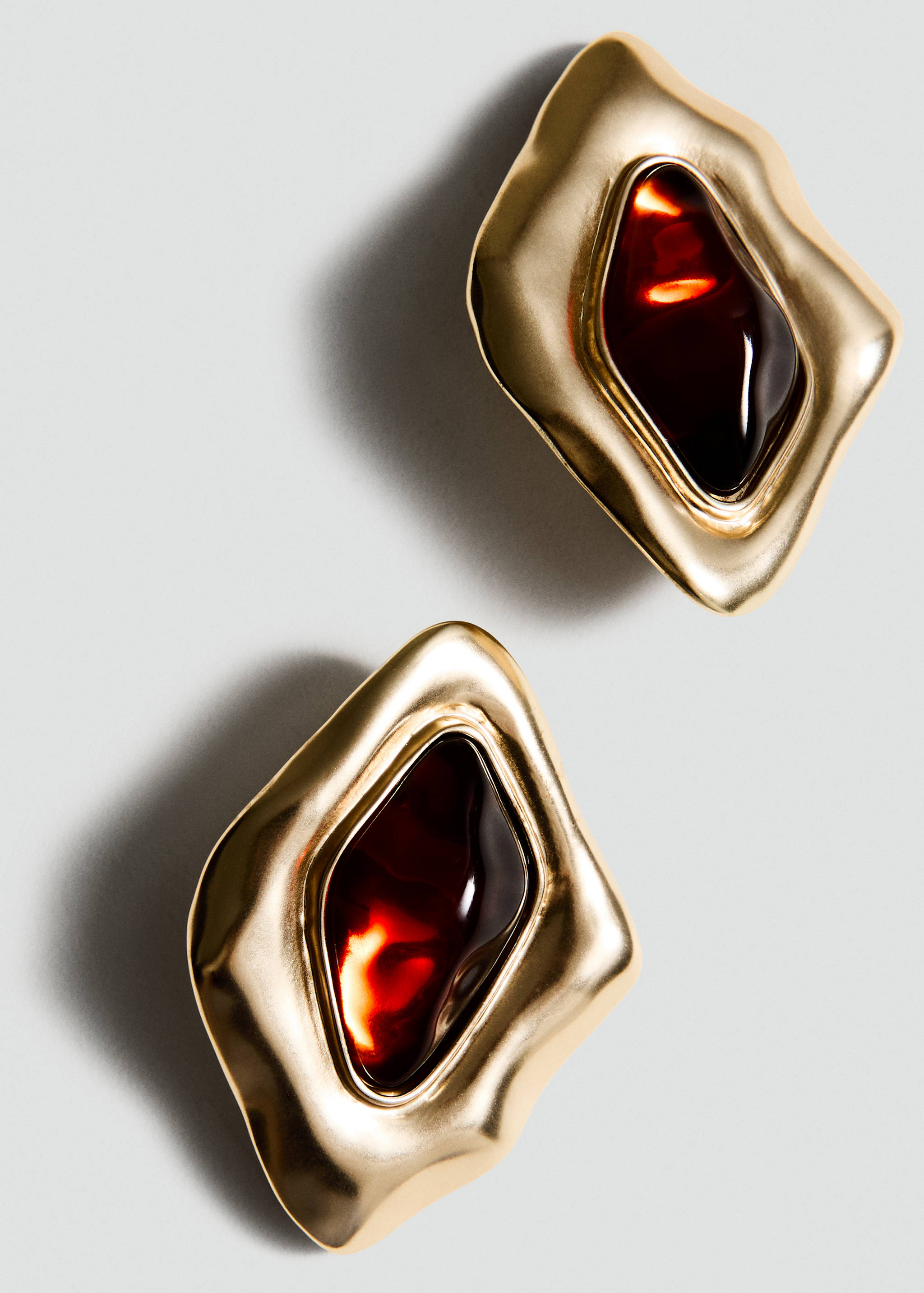 Combined irregular earrings - Details of the article 1