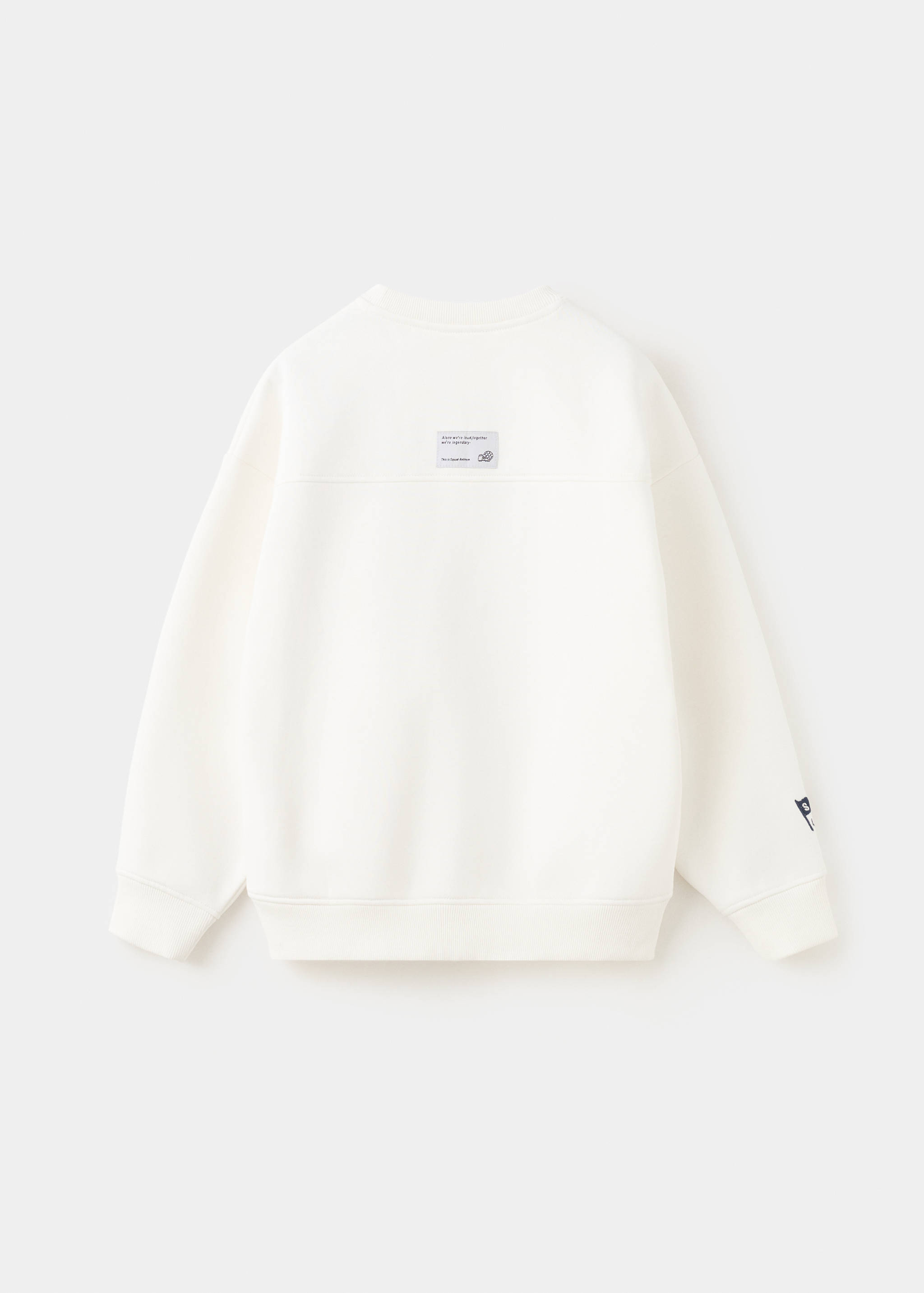 Sudadera algodón estampada - Reverso del artículo