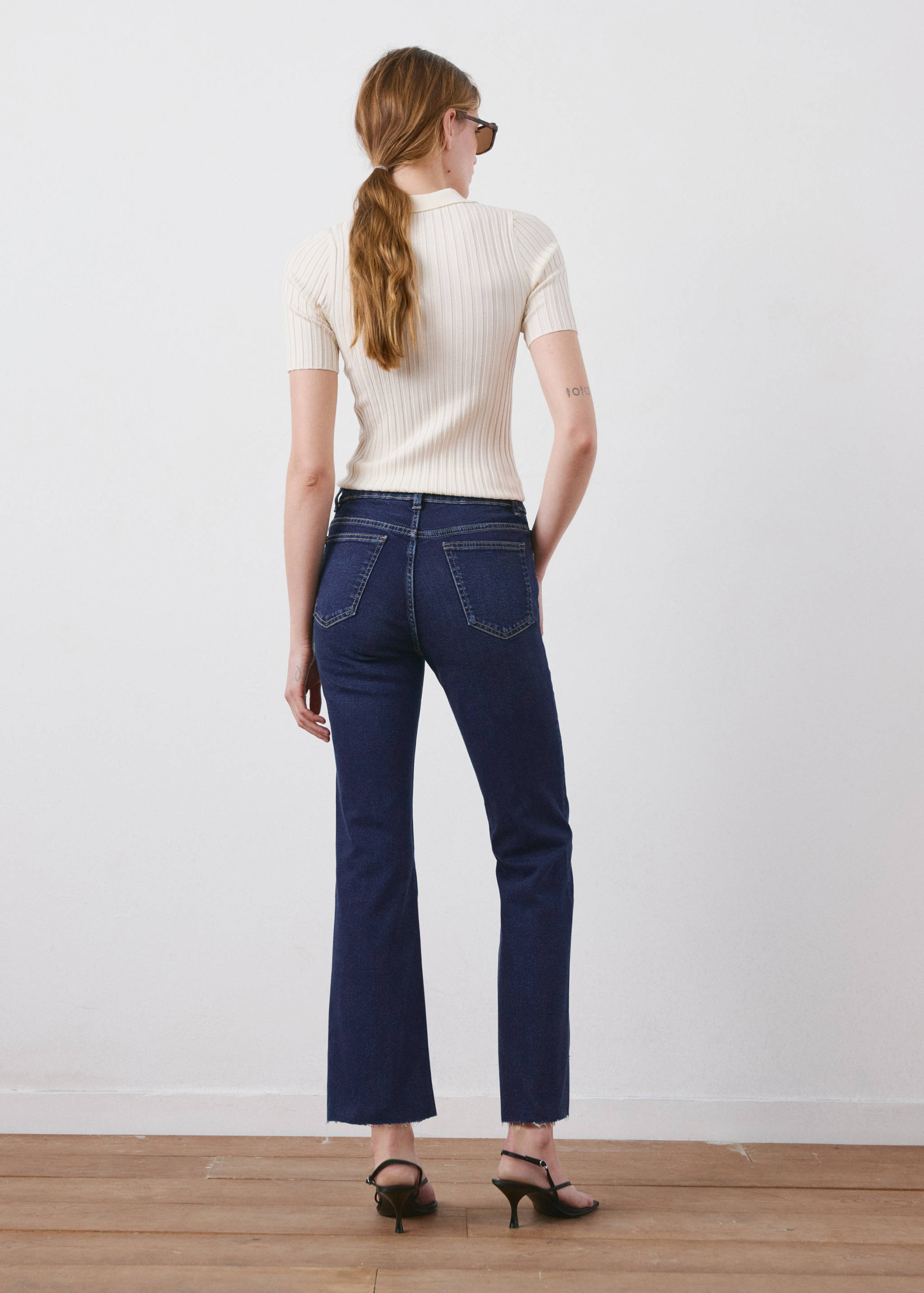 Jean Sienna flare crop - Verso de l’article