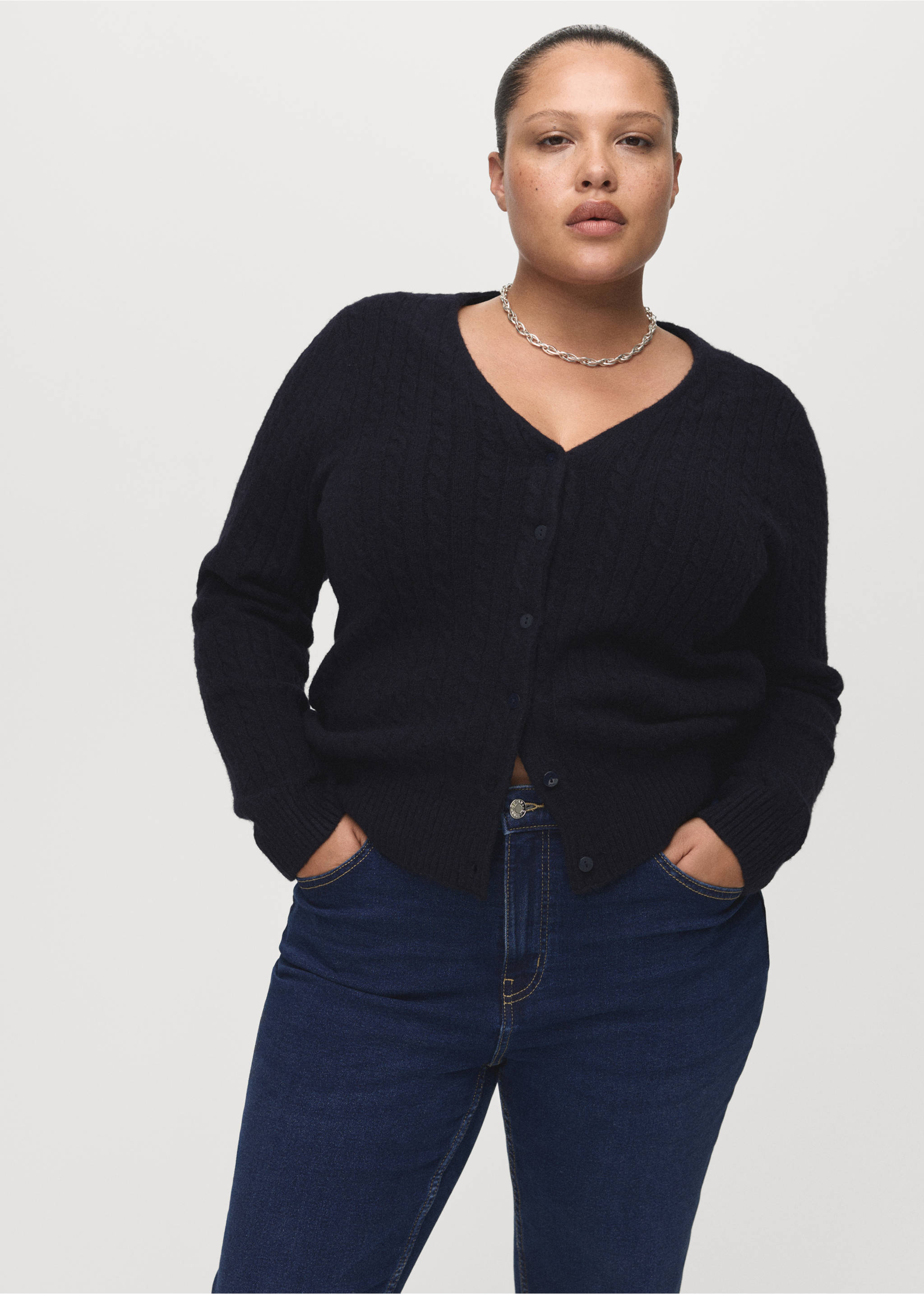 Jean Sienna flare crop - Détail de l'article 5, Bleu foncé. Ref: 27001240-00.