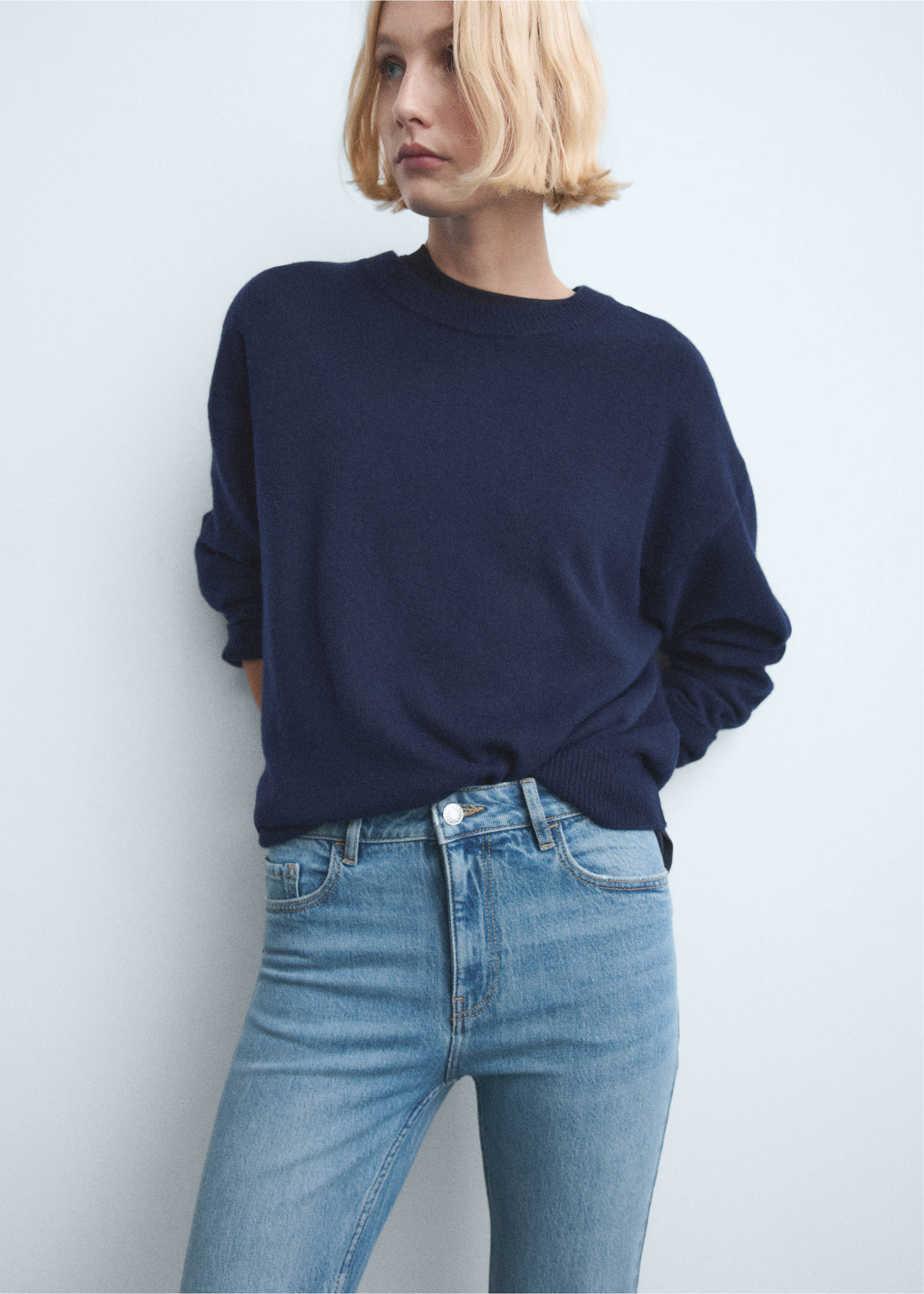 Jean Fiona flare taille normale - Détail de l'article 1, Bleu moyen. Ref: 27001243-00.