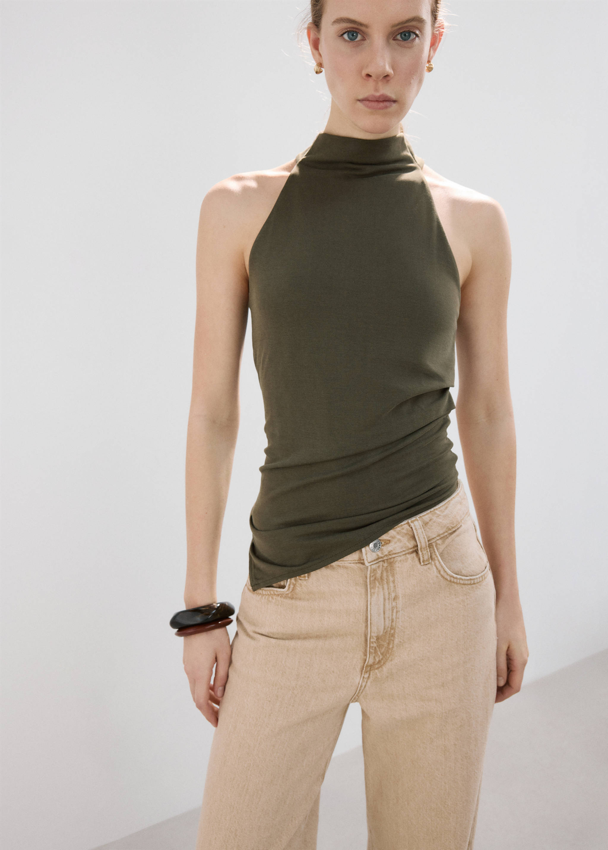 Danila high-waisted wide leg jeans - Details of the article 1