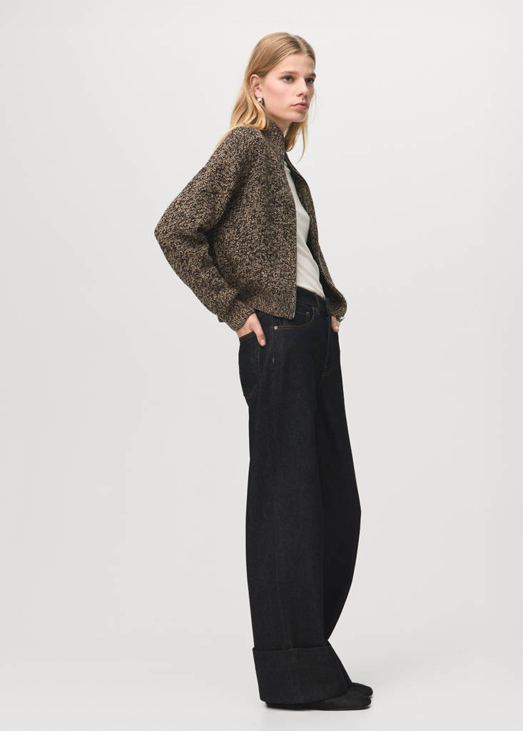 Turned-up straight jeans — Open Blue