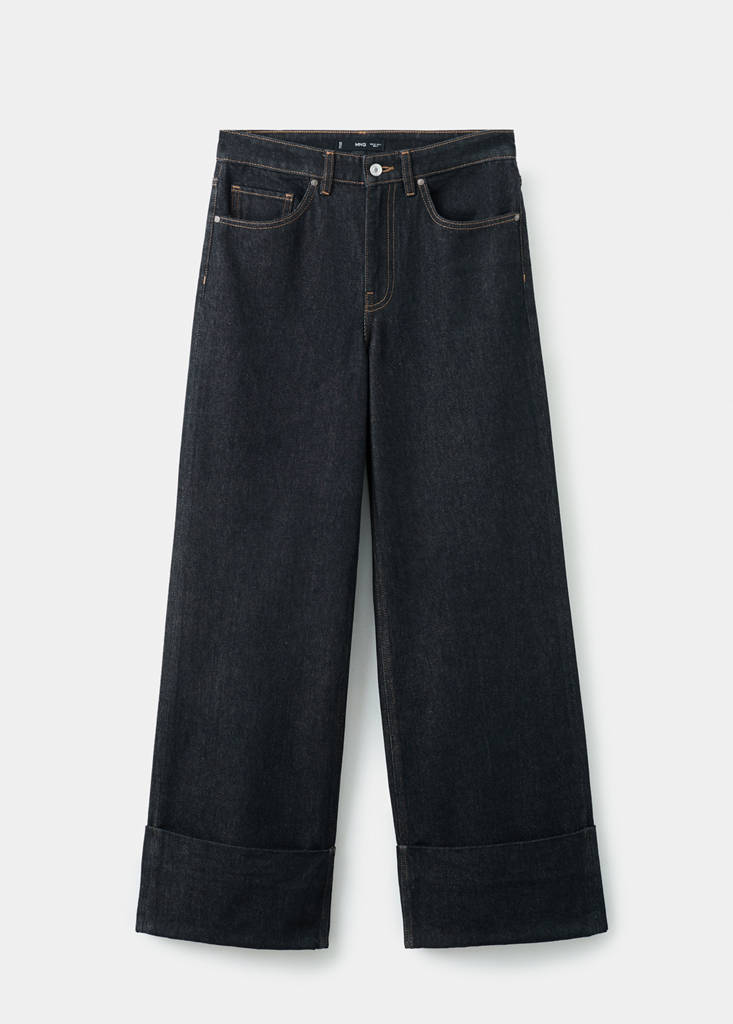 Turned-up straight jeans — Open Blue