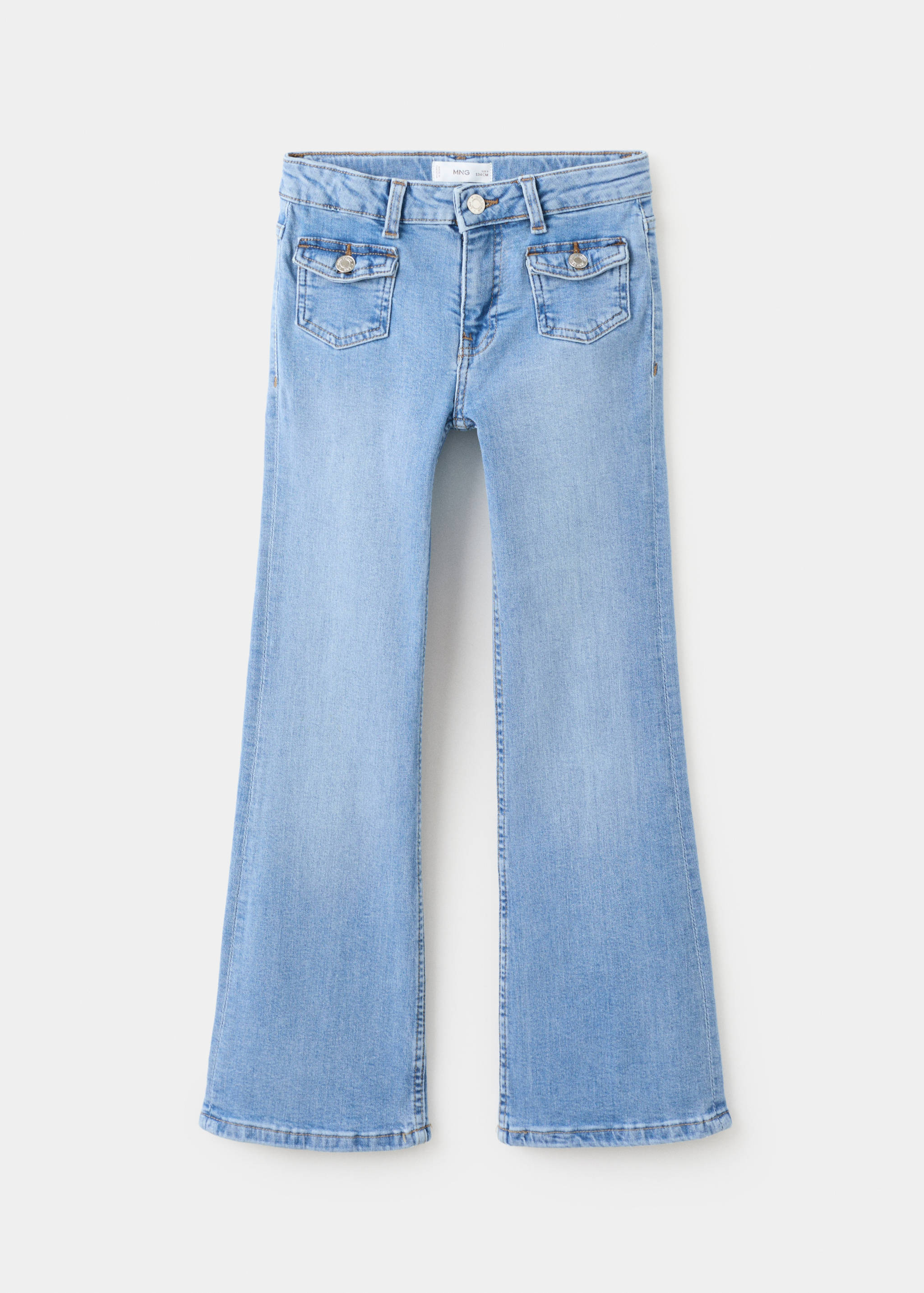 Flared jeans with pocket - Article without model