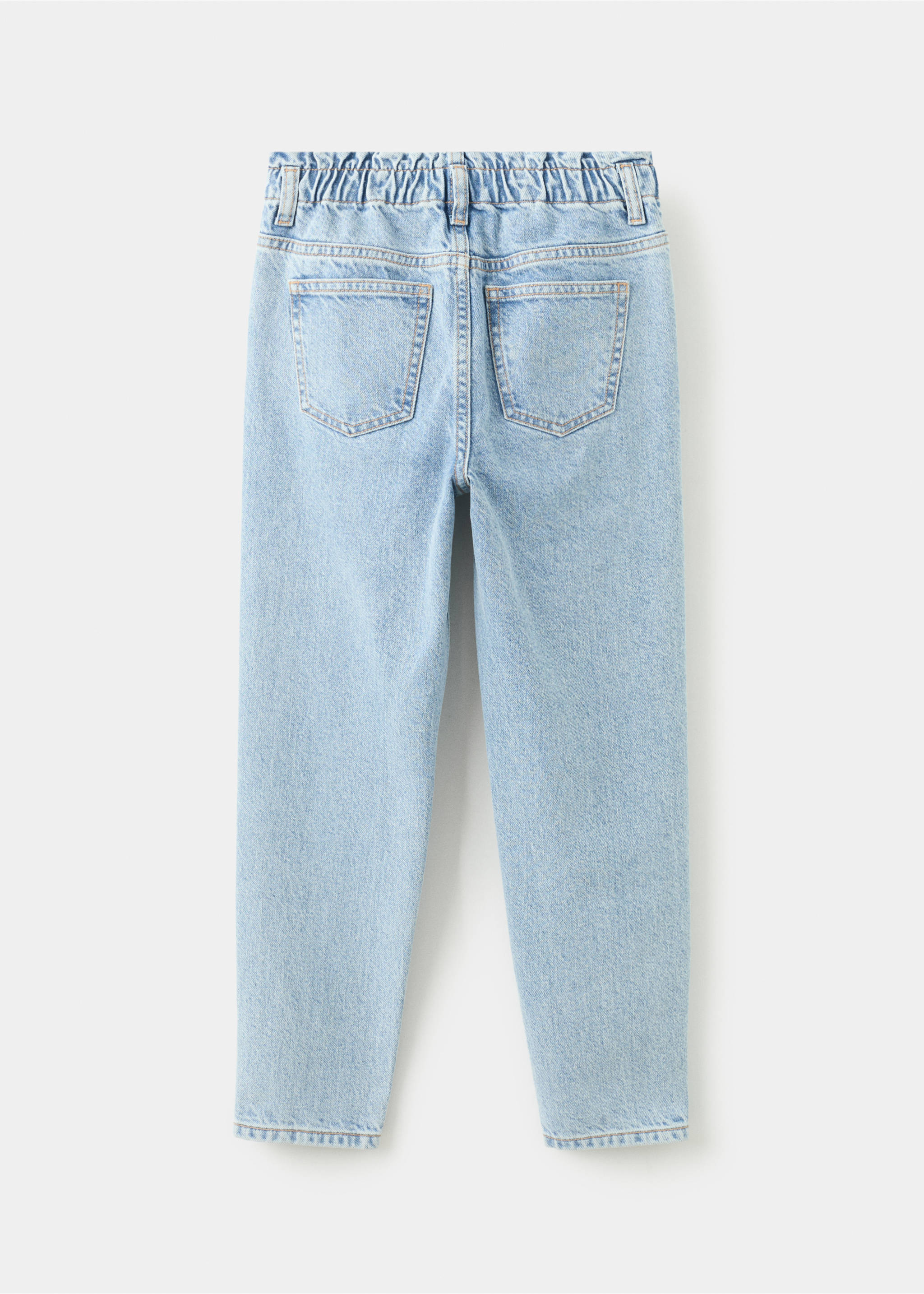 Jean paperbag - Verso de l’article, Bleu moyen. Ref: 27001261-00.