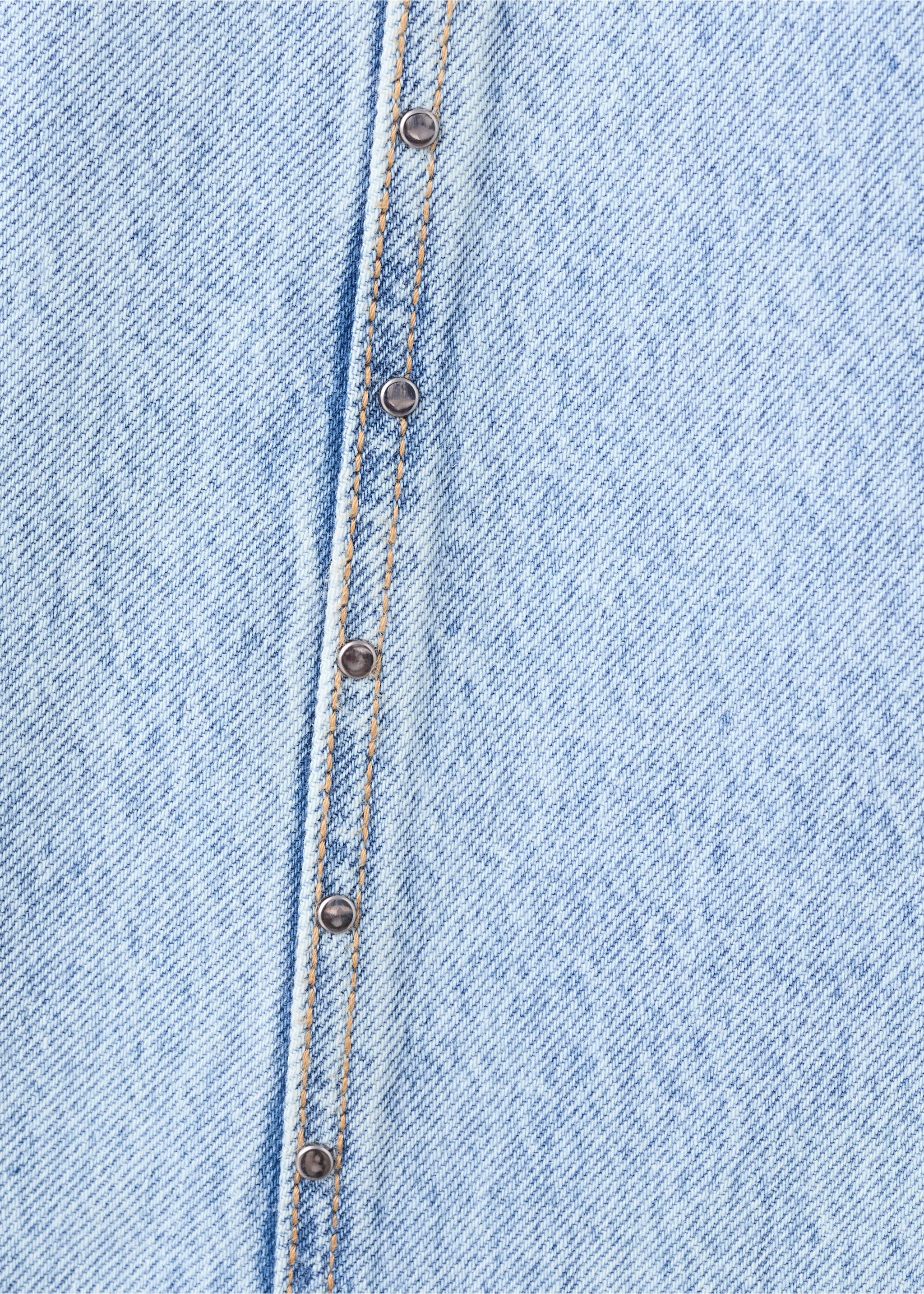 Jean large à clous - Détail de l'article 0, Bleu clair. Ref: 27001269-00.