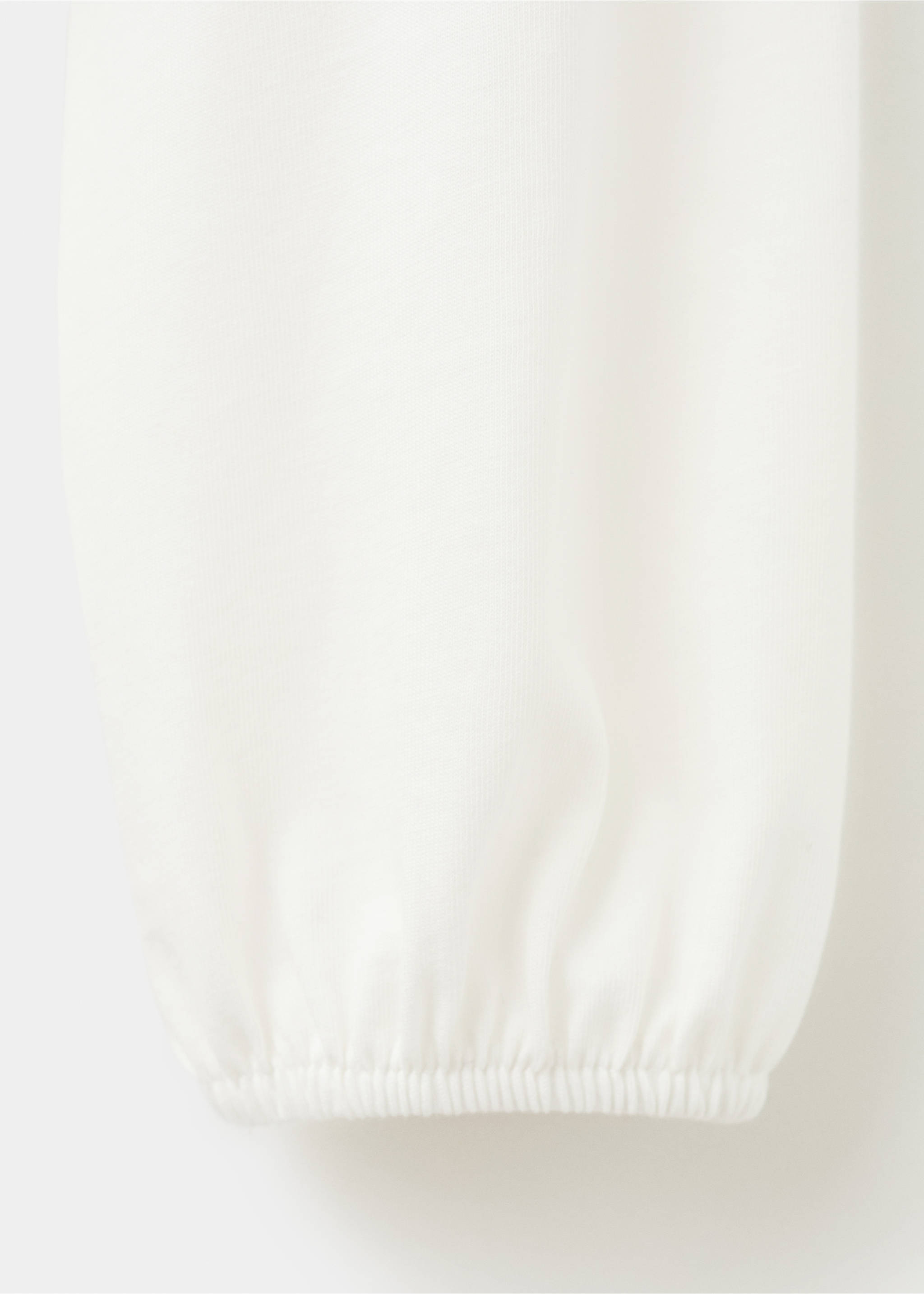 T-shirt bas effet ballon - Détail de l'article 8, Blanc cassé. Ref: 27001322-00.