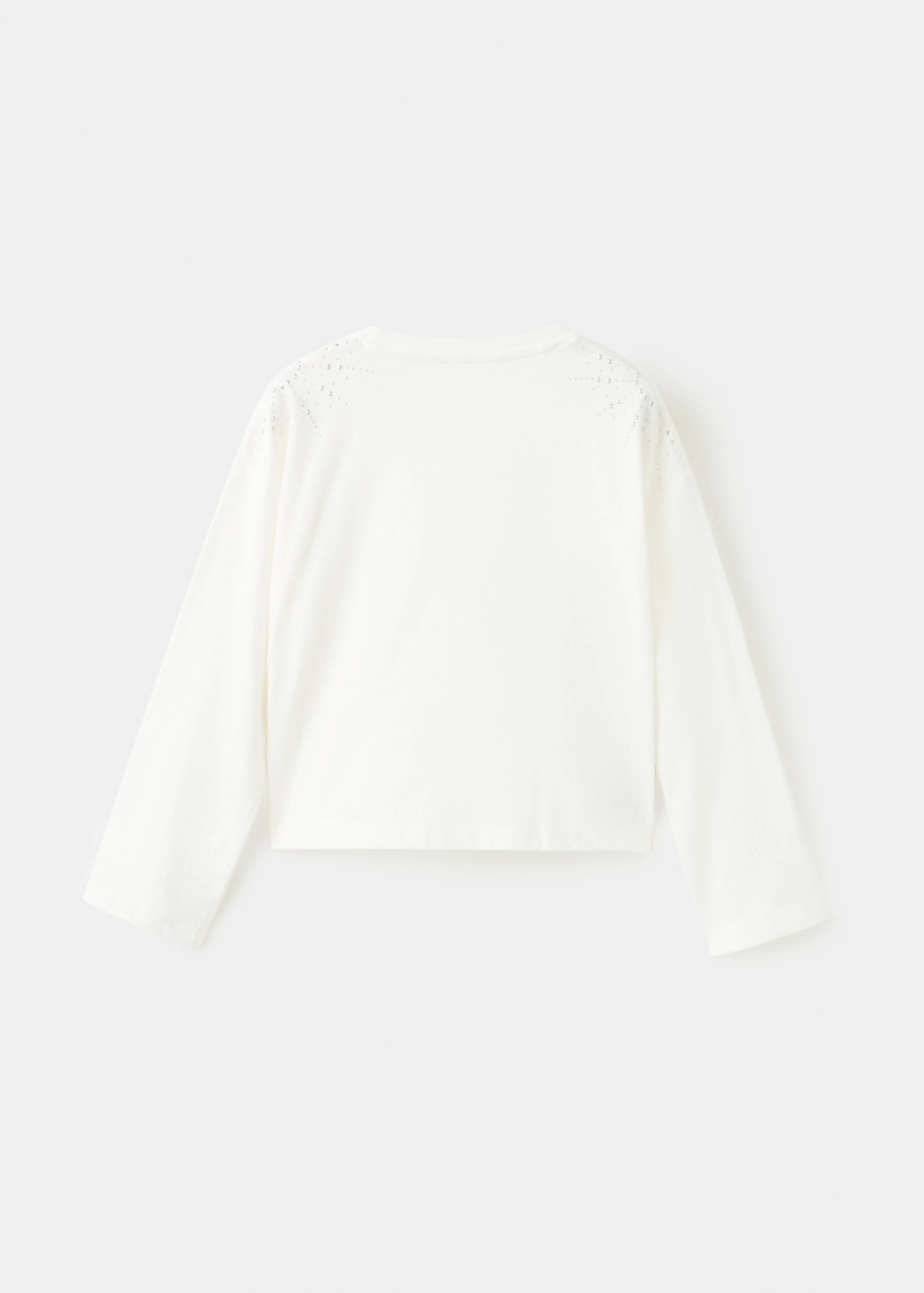 Sparkly rhinestone t-shirt - Reverse of the article