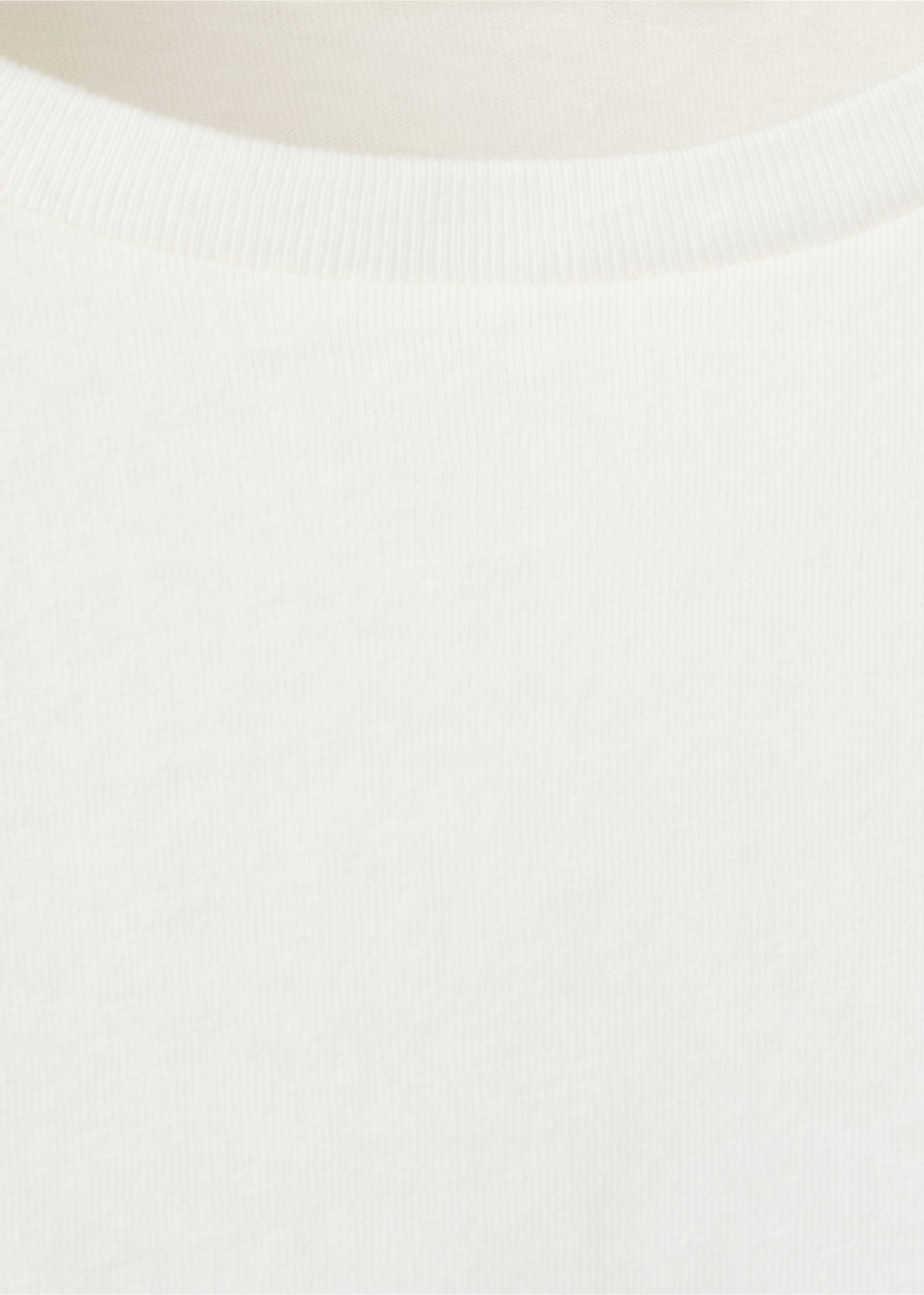 Sparkly rhinestone t-shirt - Details of the article 0, Off White. Ref: 27001323-00.