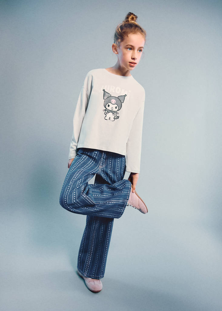 Kuromi t-shirt — Grey